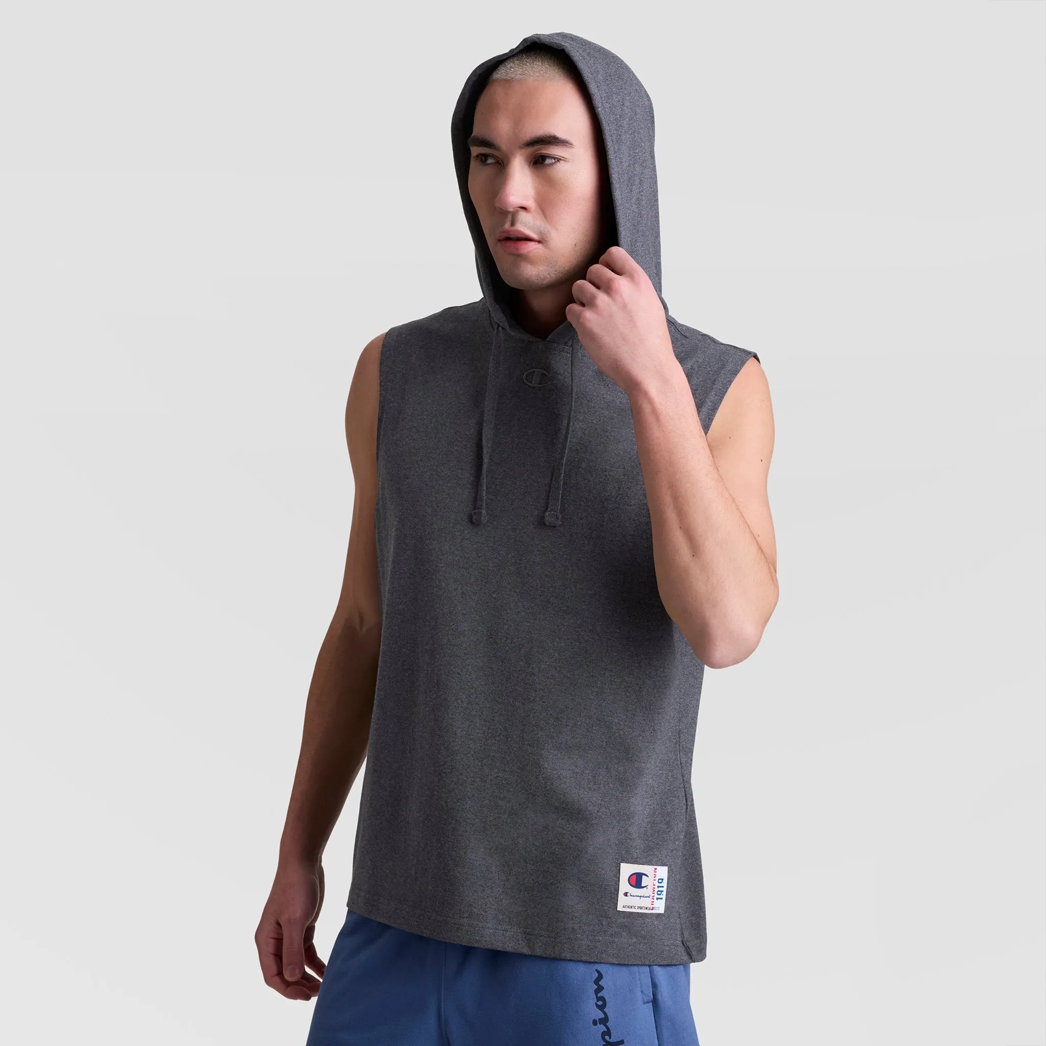 Sleeveless Hoodie, Embroidered C Logo sold by Champion product image thumbnail 5