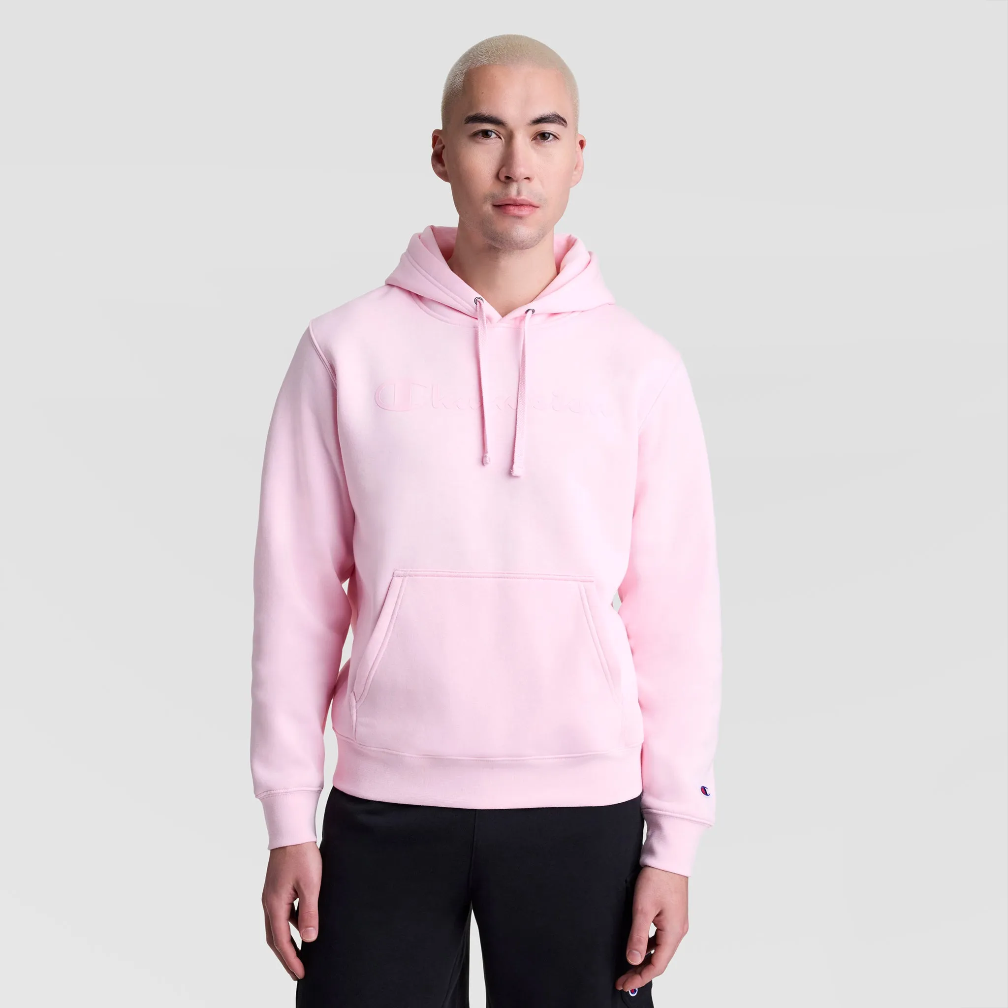 Powerblend Hoodie, Tonal Script Logo sold by Champion