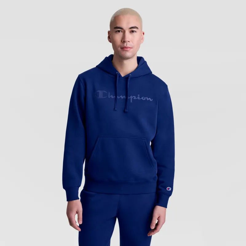 Powerblend Hoodie, Tonal Script Logo made by Champion