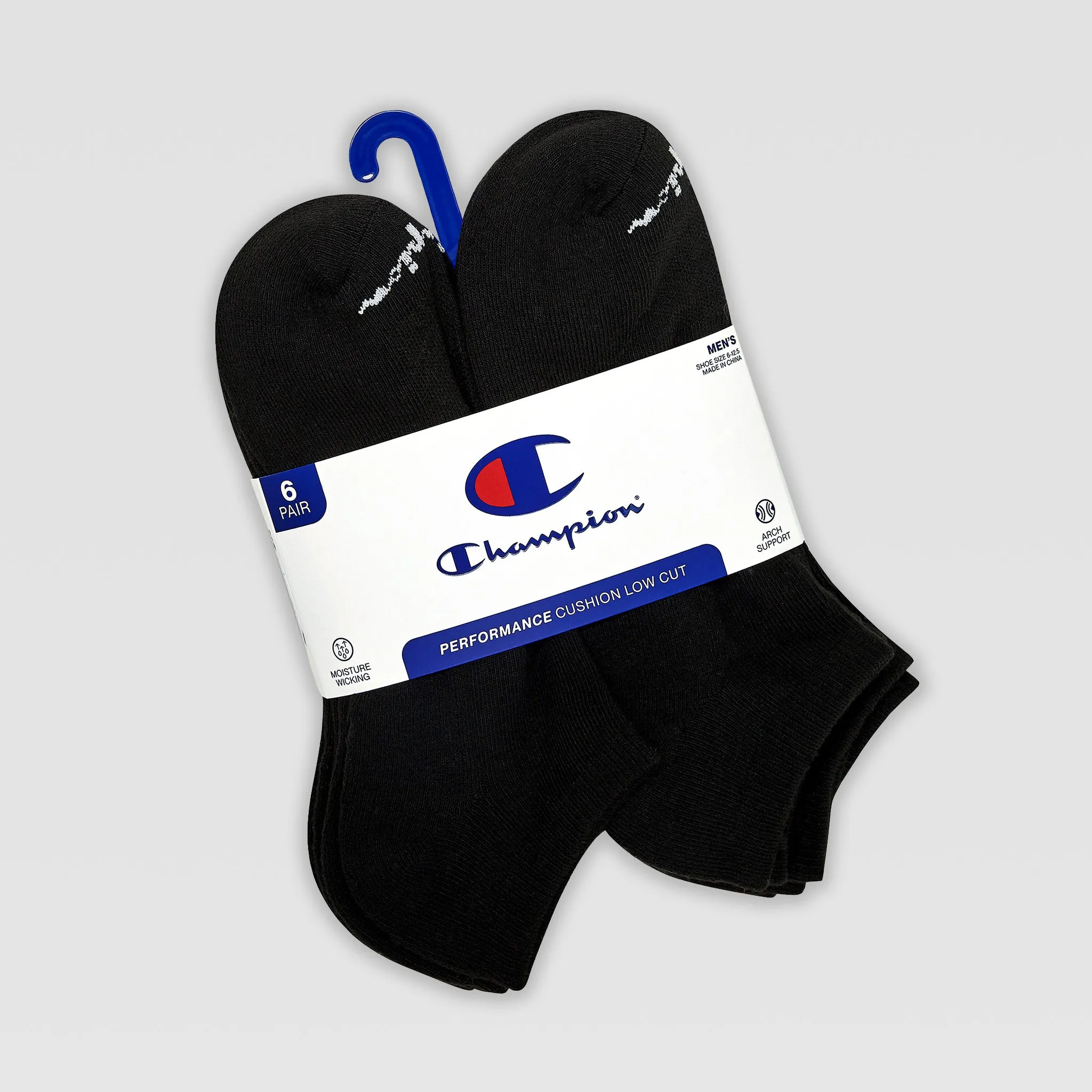 6Pk Men's Cushion Low Cut sold by Champion product image thumbnail 3