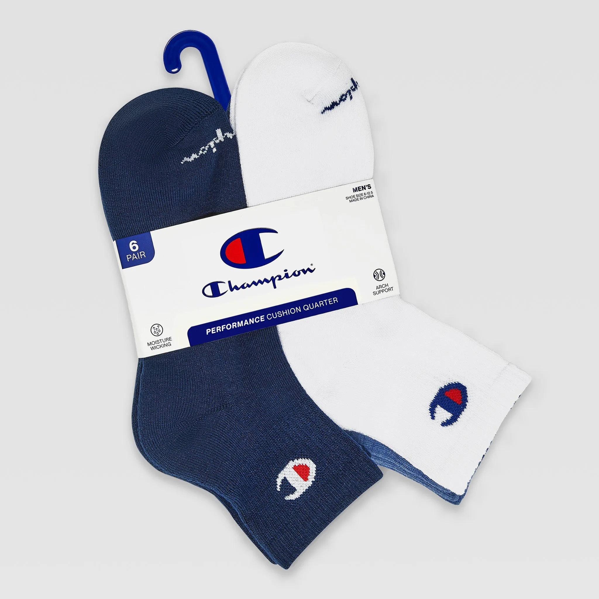 6Pk Men's Cushion Quarter sold by Champion product image thumbnail 4