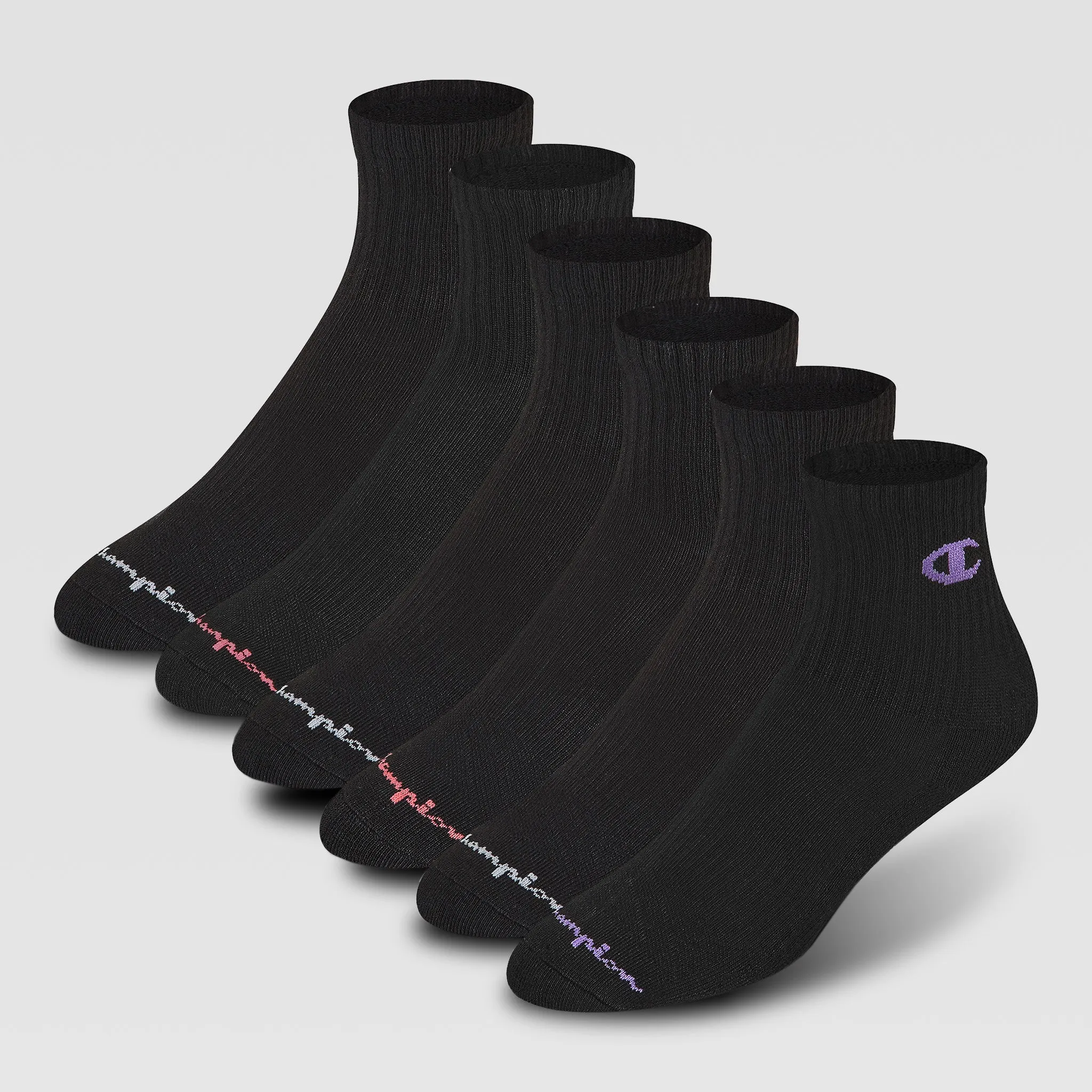 6Pk Women's Cushion High Quarter sold by Champion