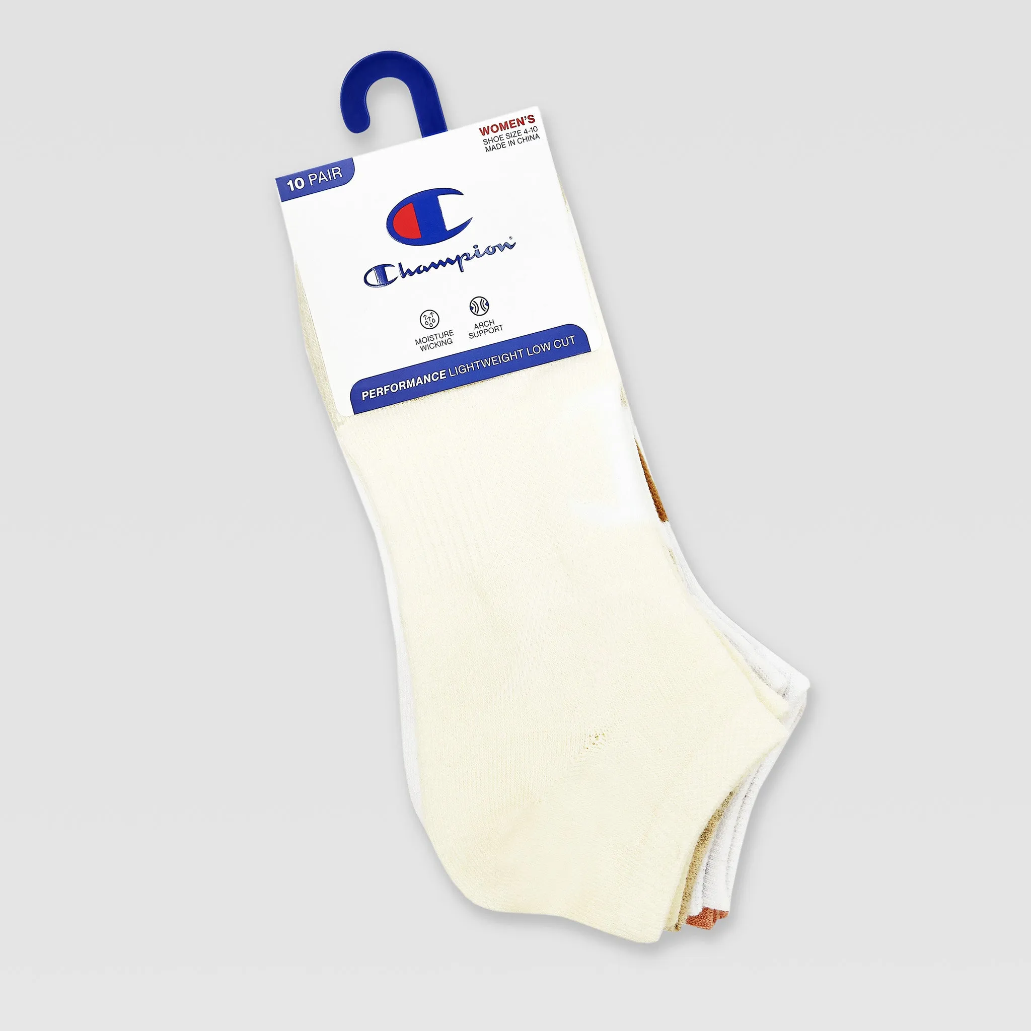 10Pk Women's Lightweight Low Cut sold by Champion product image thumbnail 4