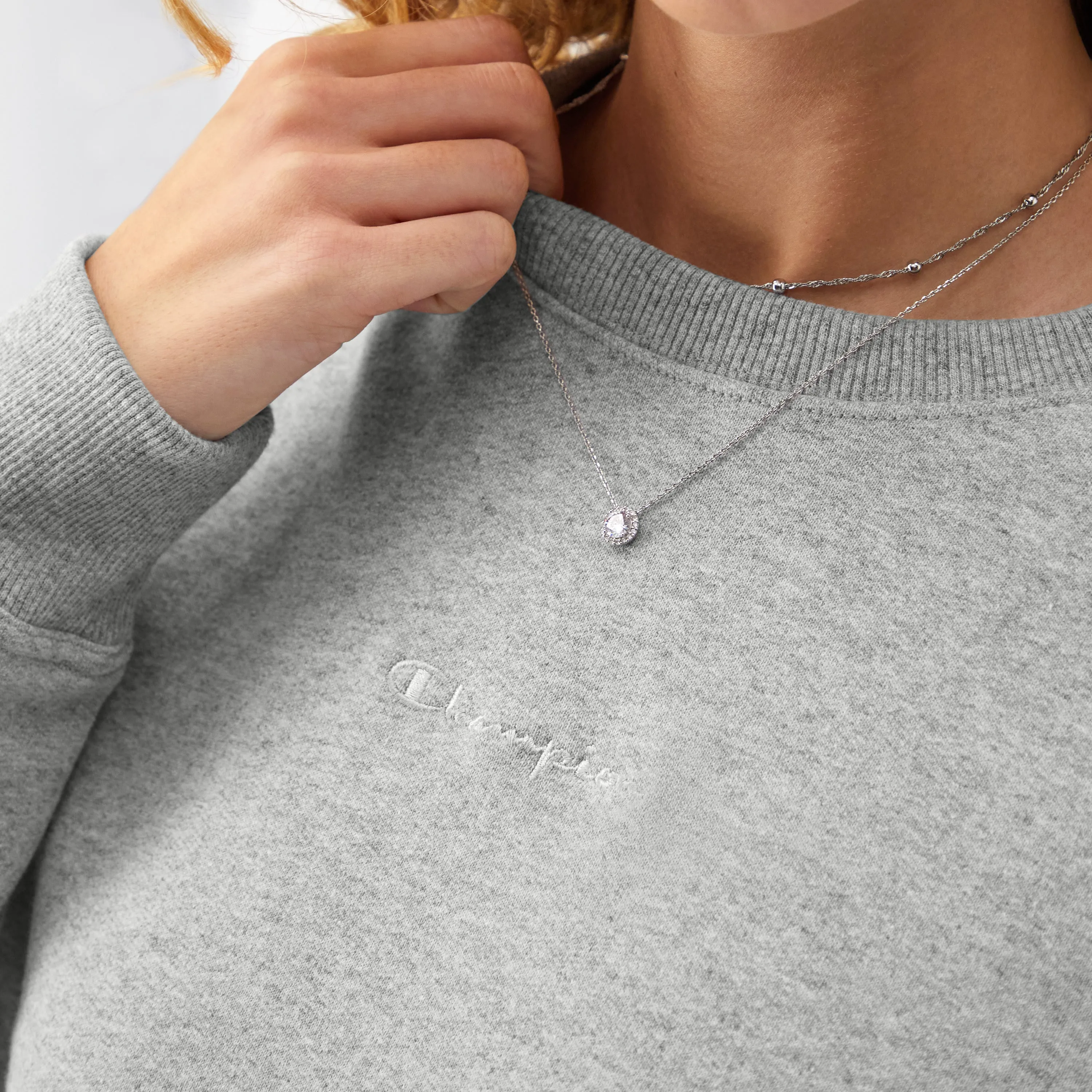 Powerblend Crewneck Sweatshirt, Embroidered Script Logo sold by Champion product image thumbnail 3