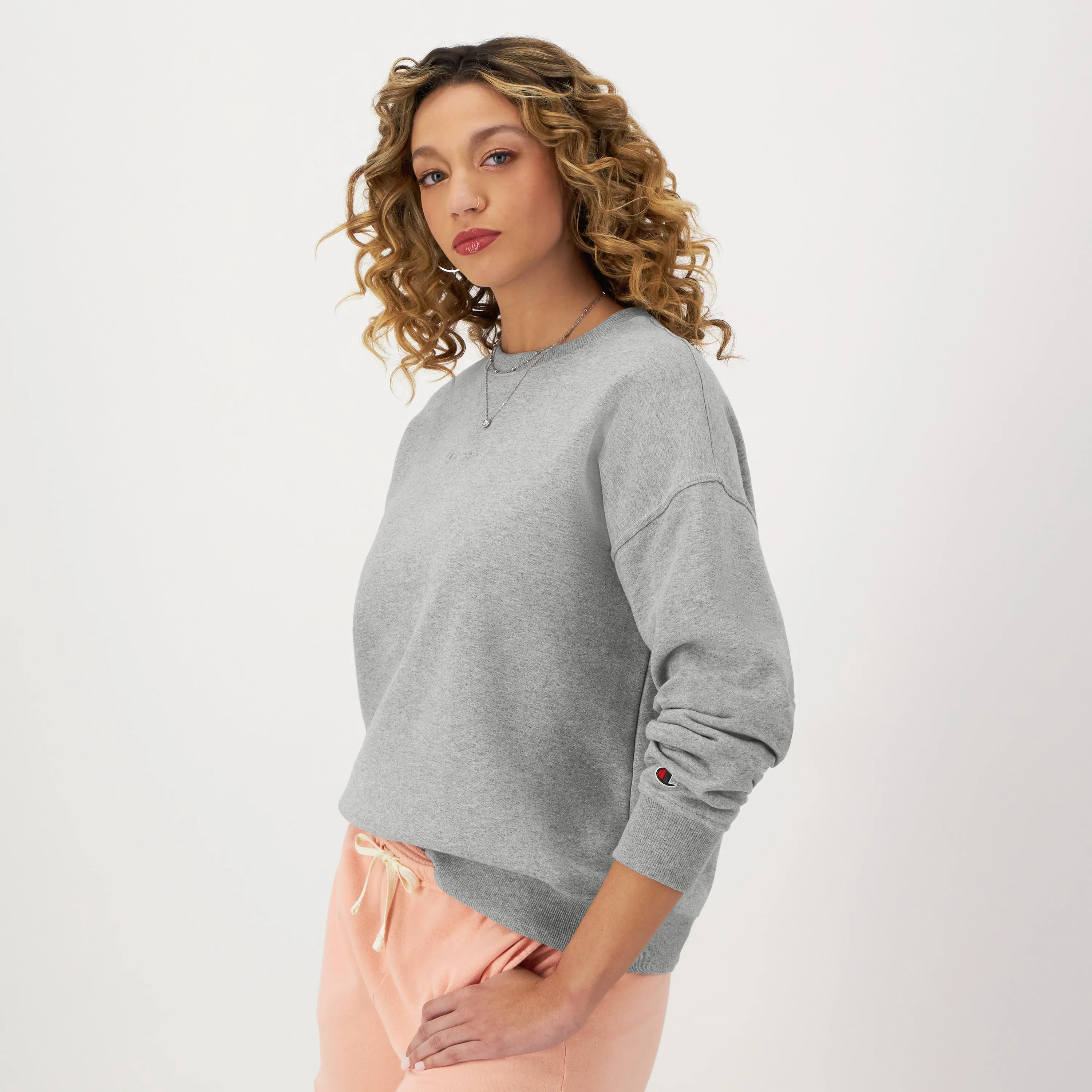 Powerblend Crewneck Sweatshirt, Embroidered Script Logo sold by Champion product image thumbnail 4