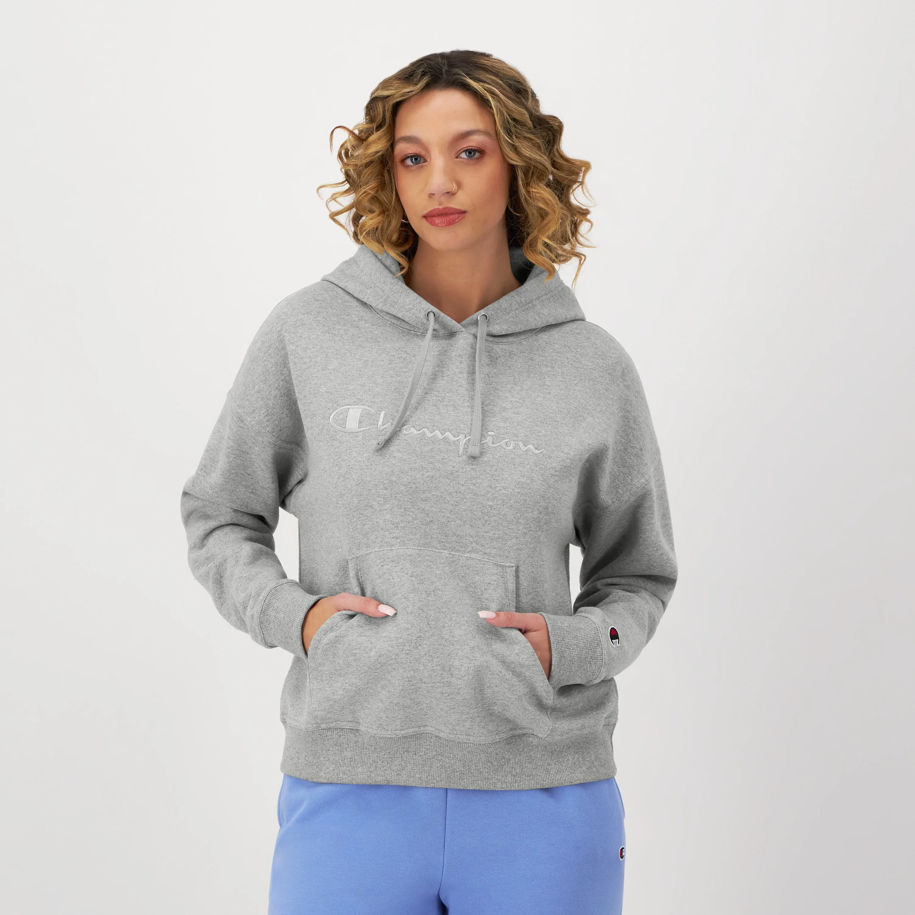 Tonal Script Freshman Powerblend Hoodie sold by Champion