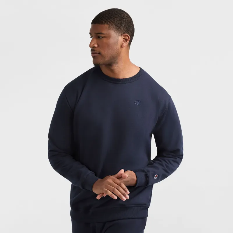 Powerblend Crewneck Sweatshirt, C Logo - Big & Tall made by Champion