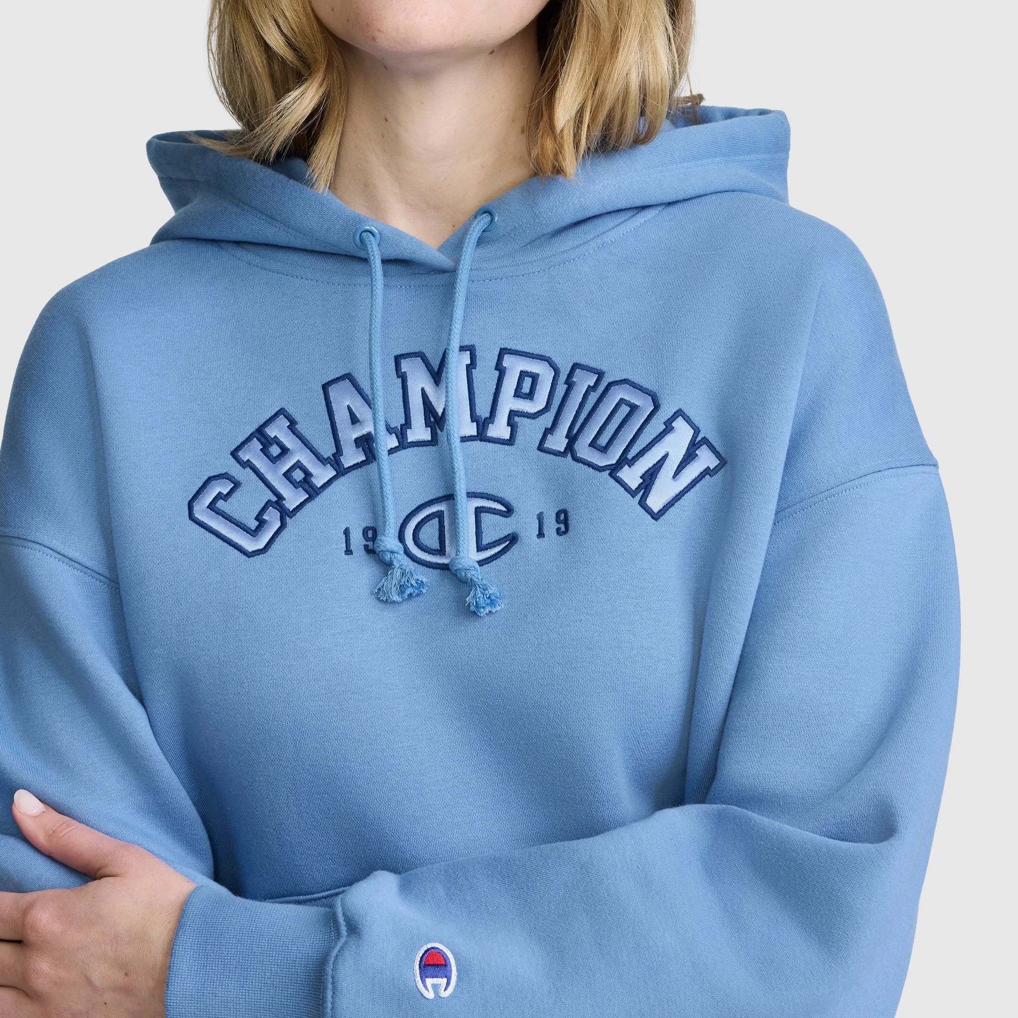 Fleece Hoodie, Satin Applique sold by Champion product image thumbnail 5