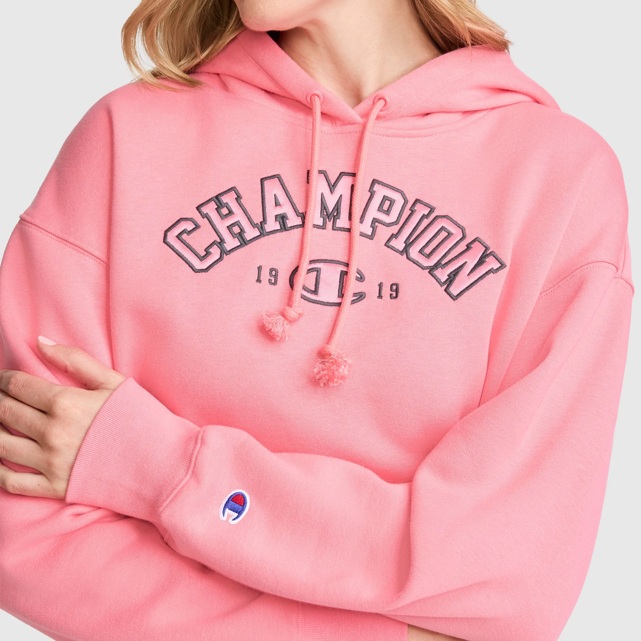 Fleece Hoodie, Satin Applique sold by Champion product image thumbnail 5