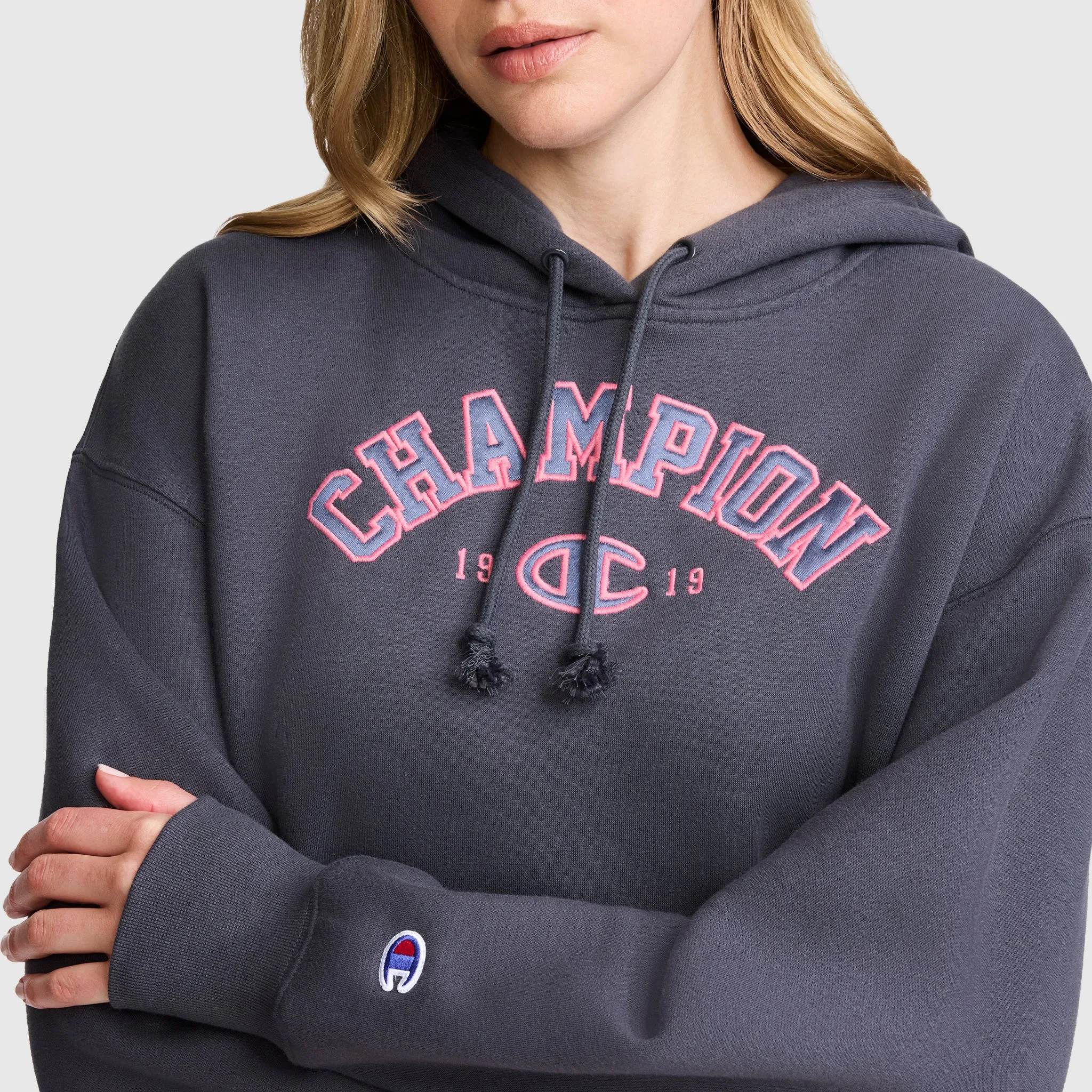 Fleece Hoodie, Satin Applique sold by Champion product image thumbnail 5