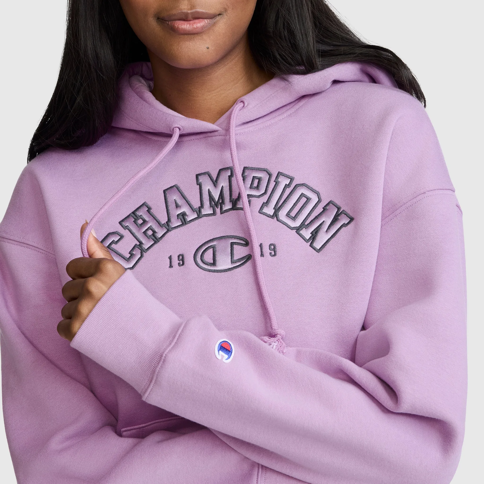 Fleece Hoodie, Satin Applique sold by Champion product image thumbnail 5