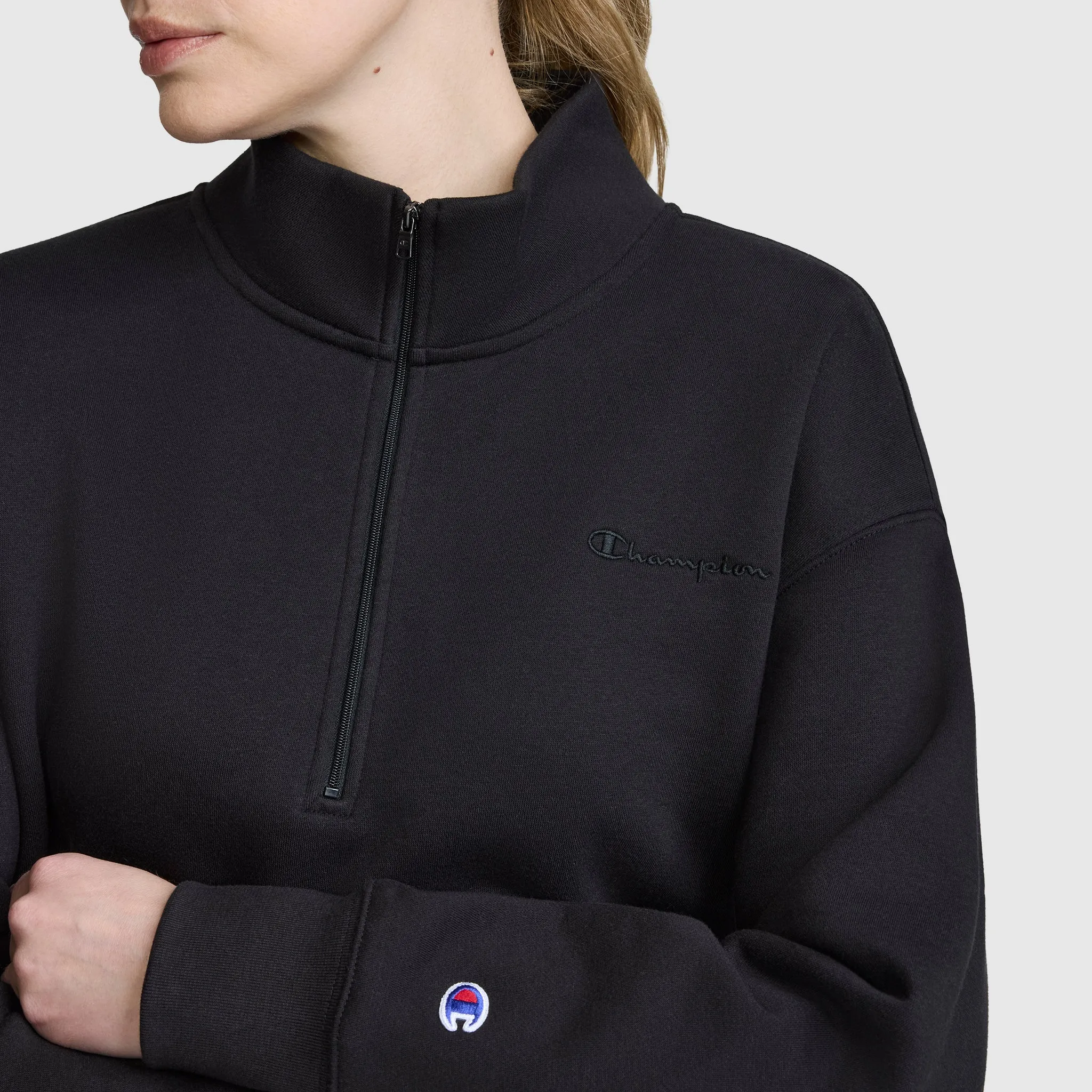 Fleece Mockneck Quarter-Zip sold by Champion product image thumbnail 3