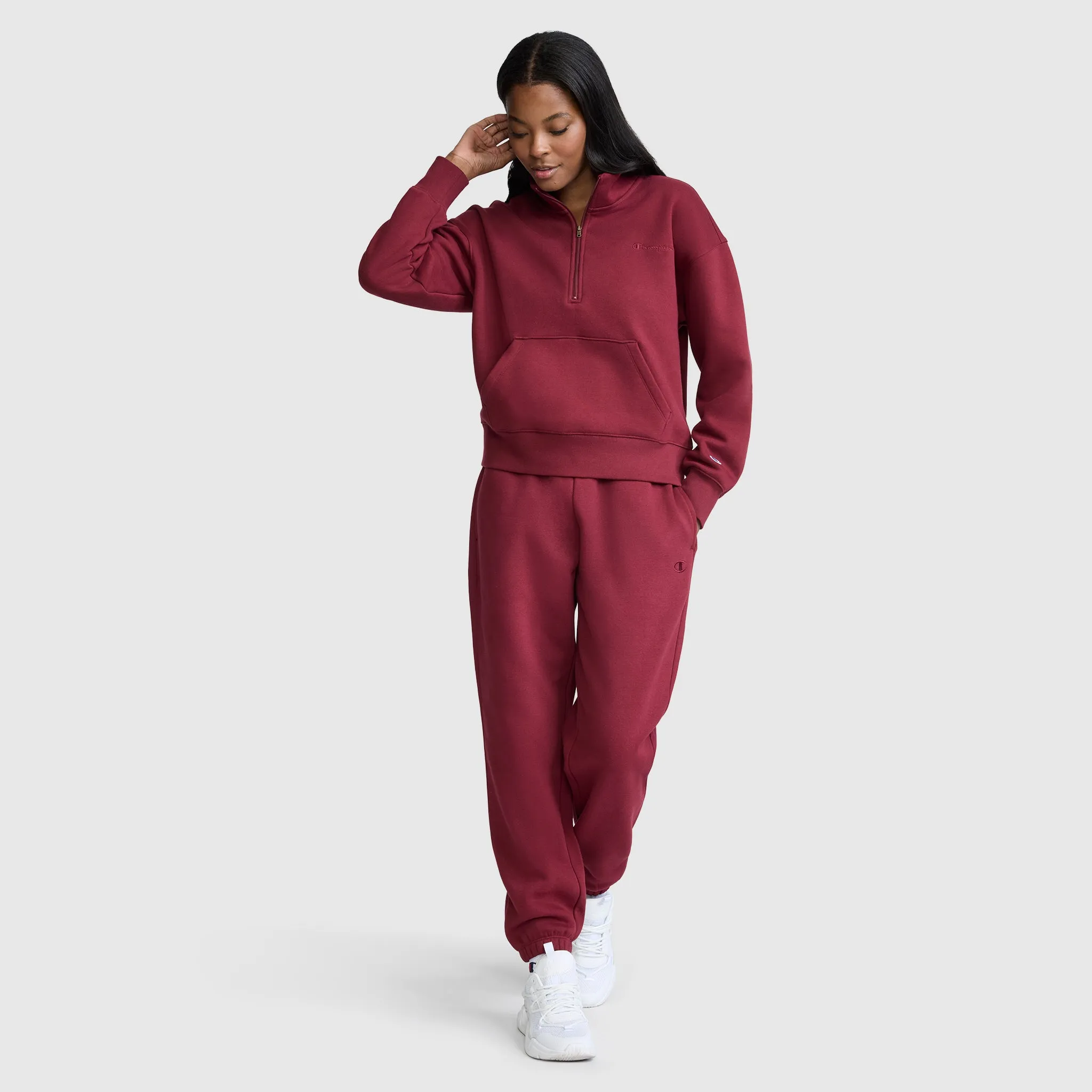 Fleece Mockneck Quarter-Zip sold by Champion product image thumbnail 4