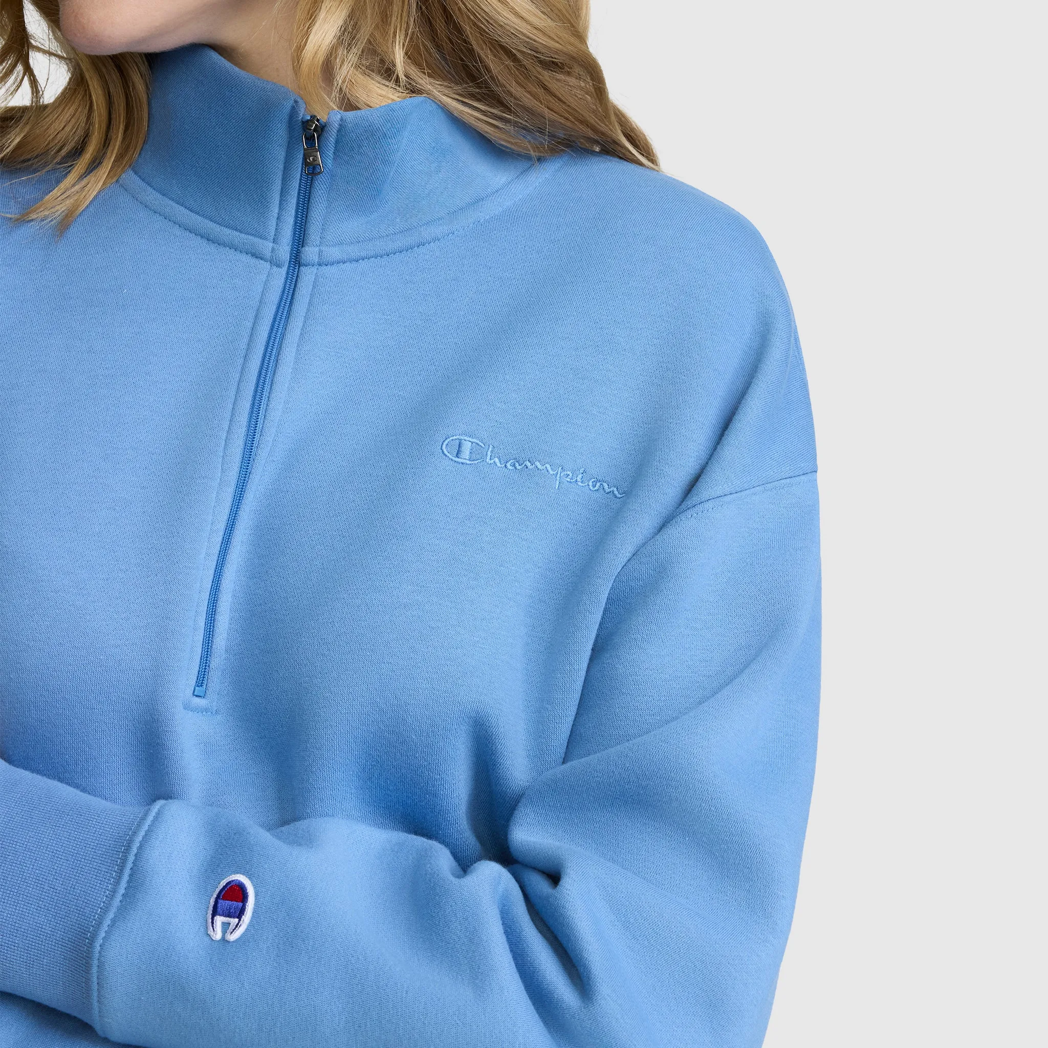 Fleece Mockneck Quarter-Zip sold by Champion product image thumbnail 3