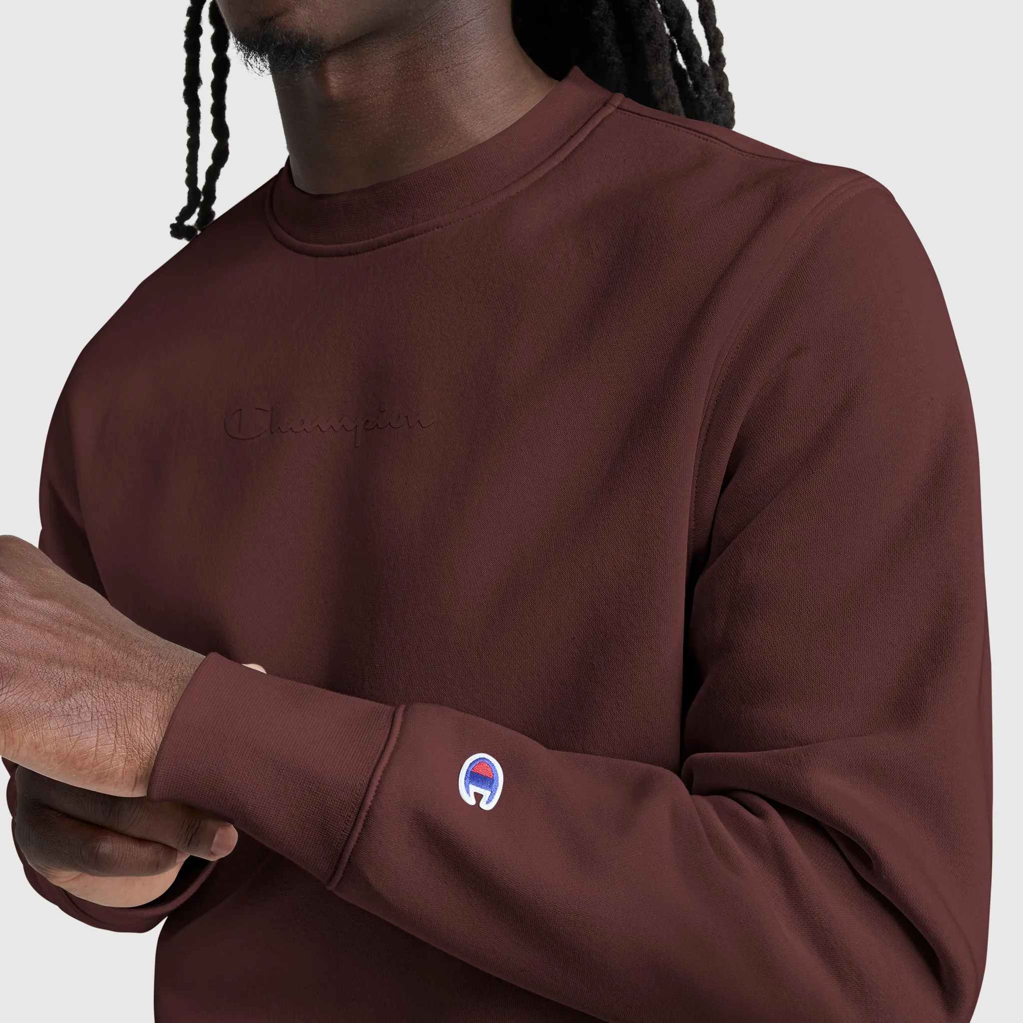 Powerblend Crewneck Sweatshirt, Tonal Script Logo sold by Champion product image thumbnail 4