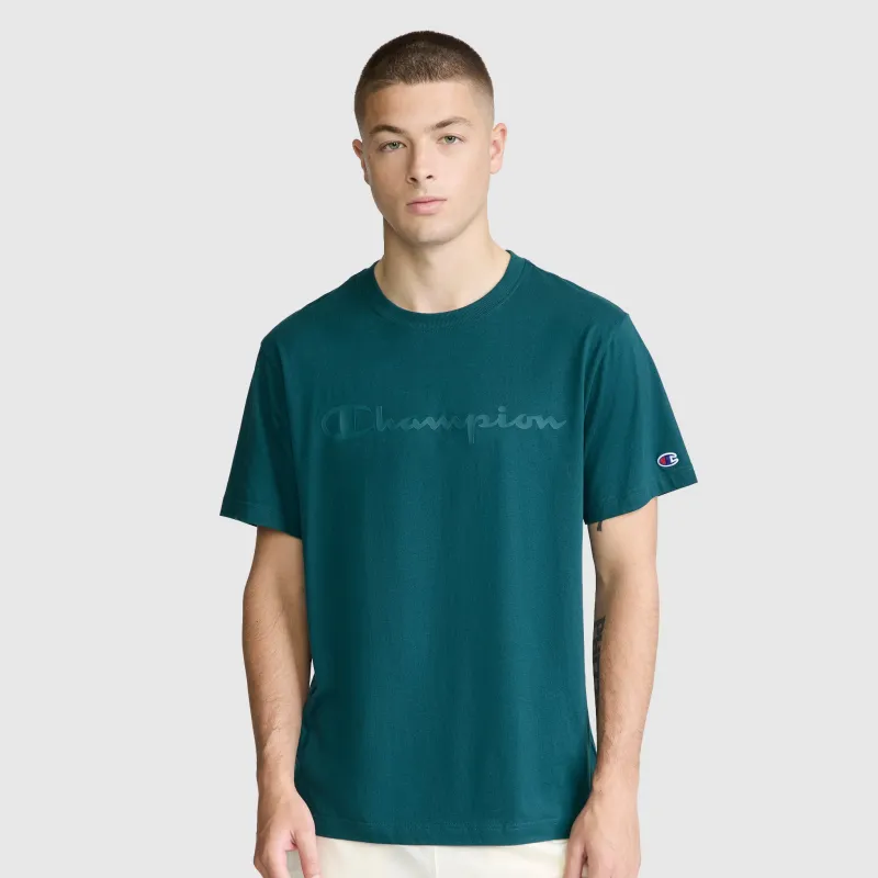 Classic Graphic T-Shirt, Tonal Script Logo made by Champion