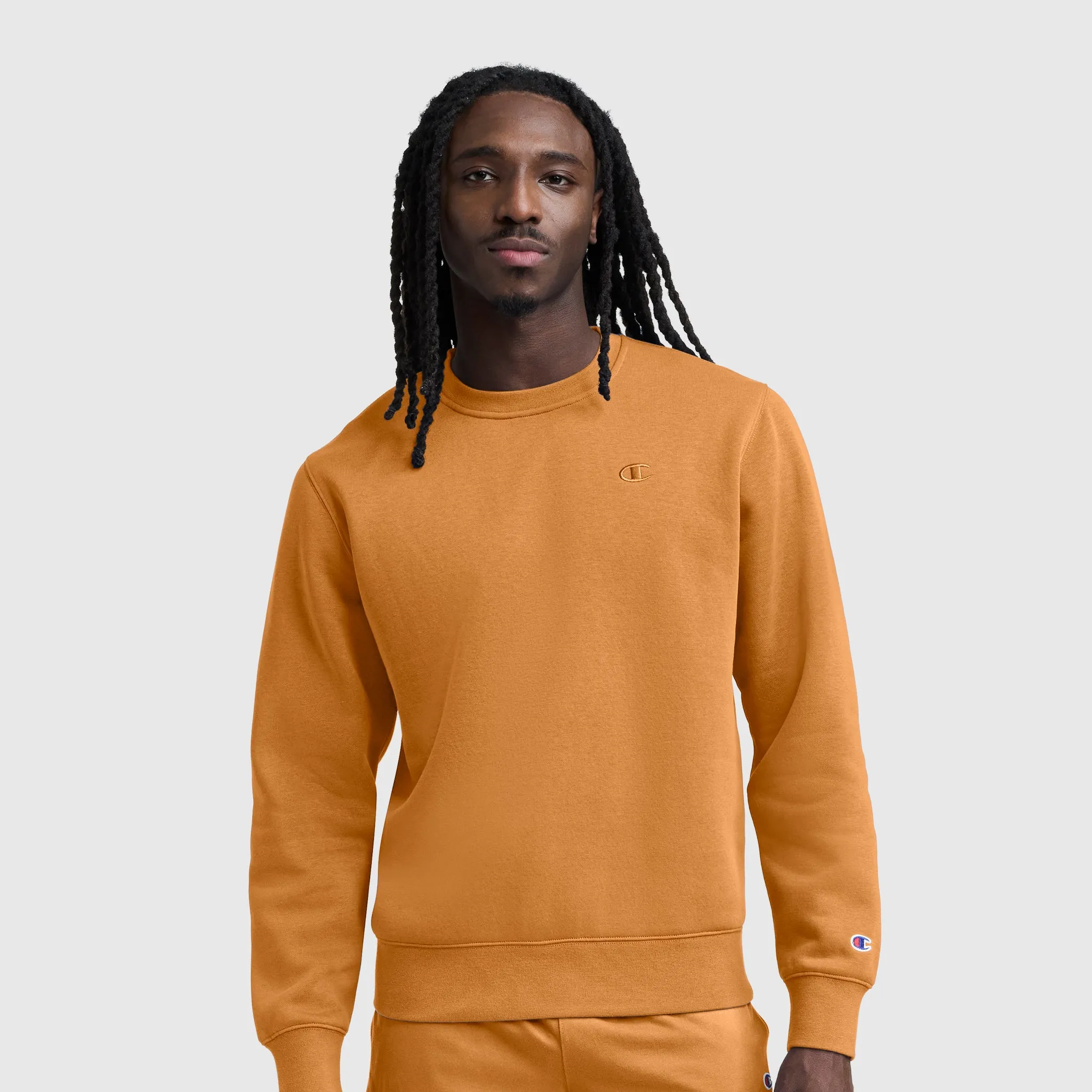 Powerblend Crewneck Sweatshirt, C Logo sold by Champion