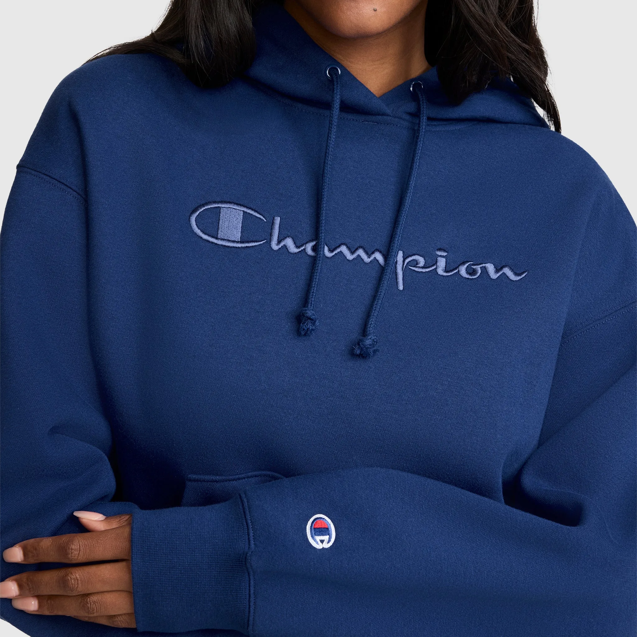 Tonal Script Freshman Powerblend Hoodie sold by Champion product image thumbnail 5