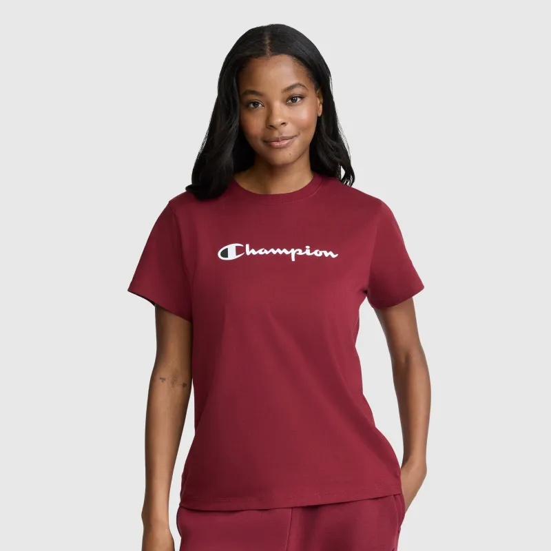 Classic T-Shirt, Script Logo made by Champion