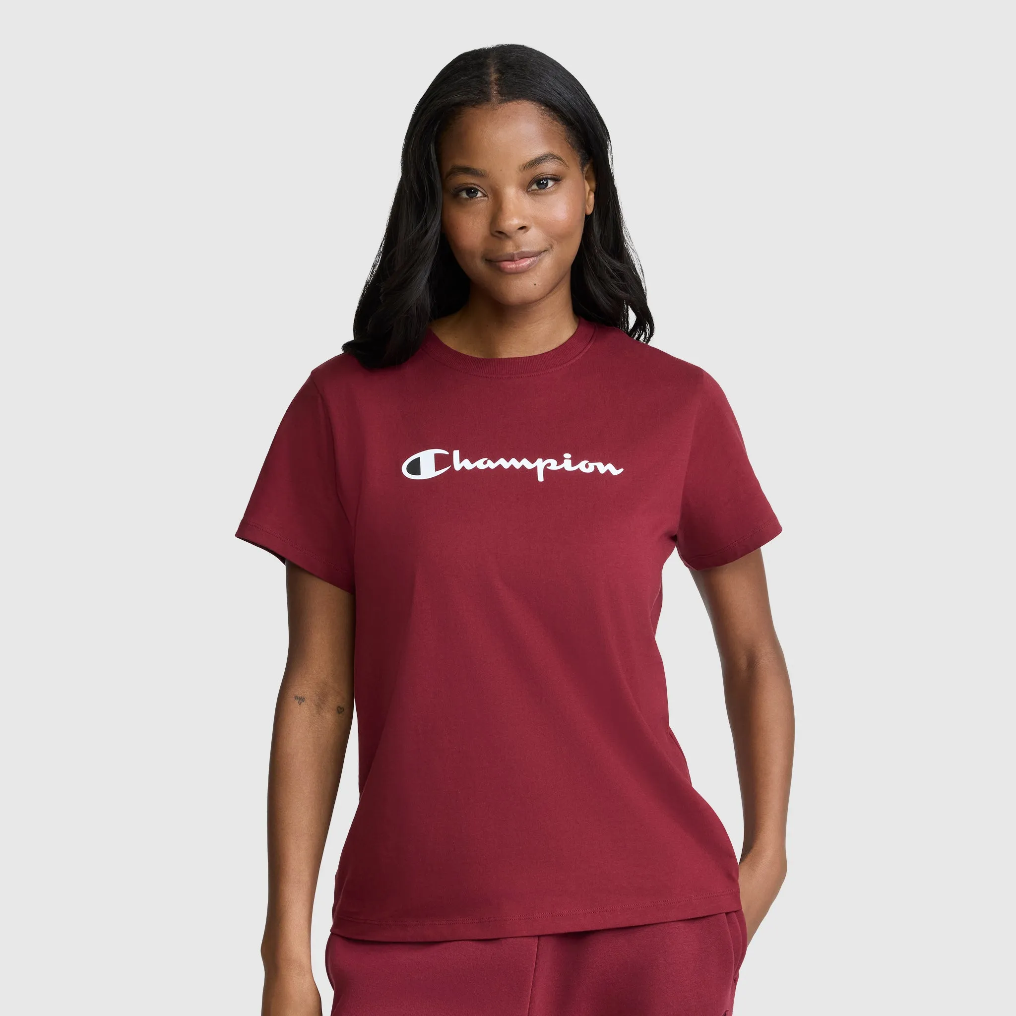 Classic T-Shirt, Script Logo sold by Champion