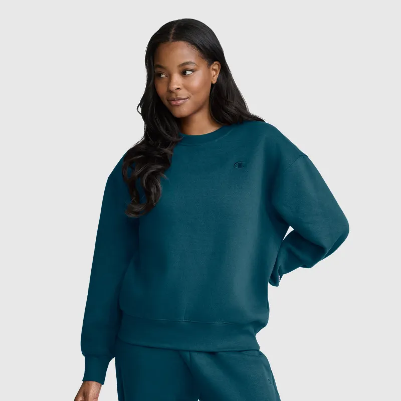 Powerblend Crewneck, Small "C" made by Champion