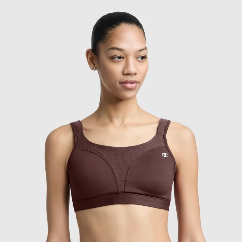 Spot Comfort High-Impact Sports Bra, C Logo made by Champion