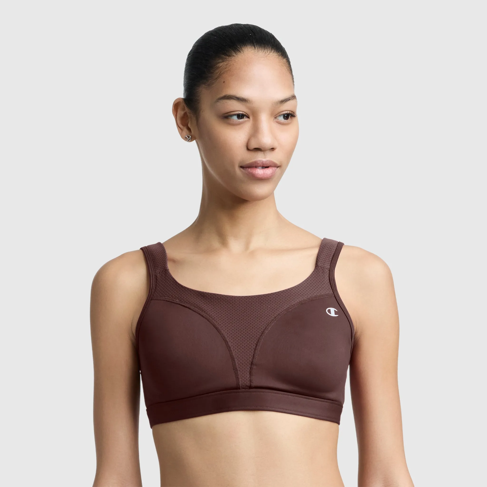 Spot Comfort High-Impact Sports Bra, C Logo sold by Champion