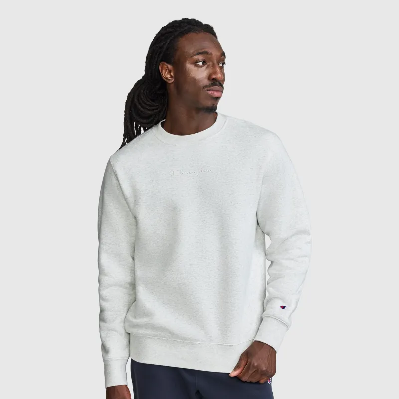 Powerblend Crewneck Sweatshirt, Tonal Script Logo made by Champion