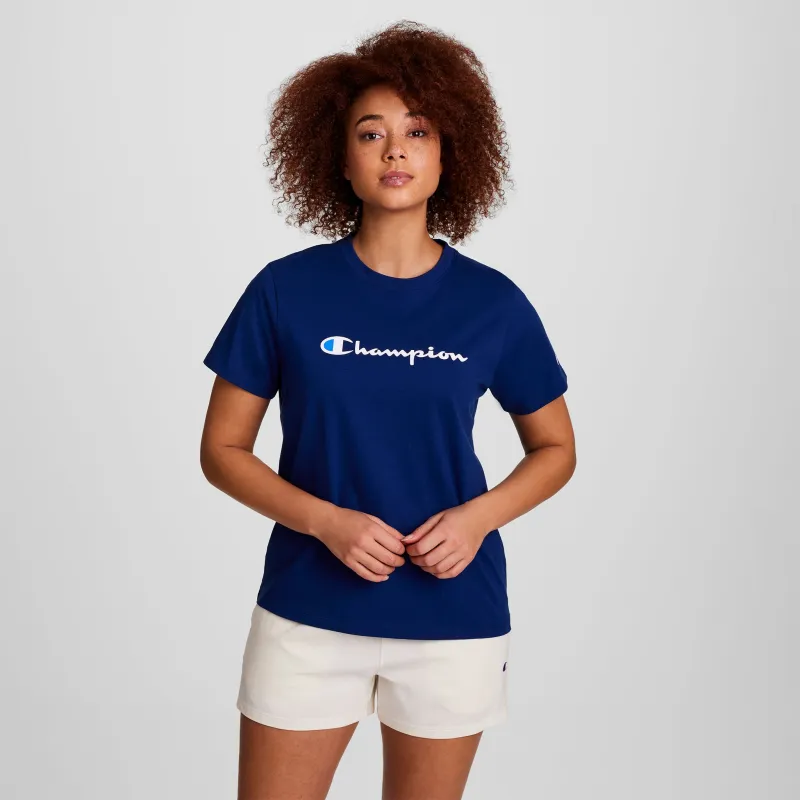 Classic T-Shirt, Script Logo made by Champion