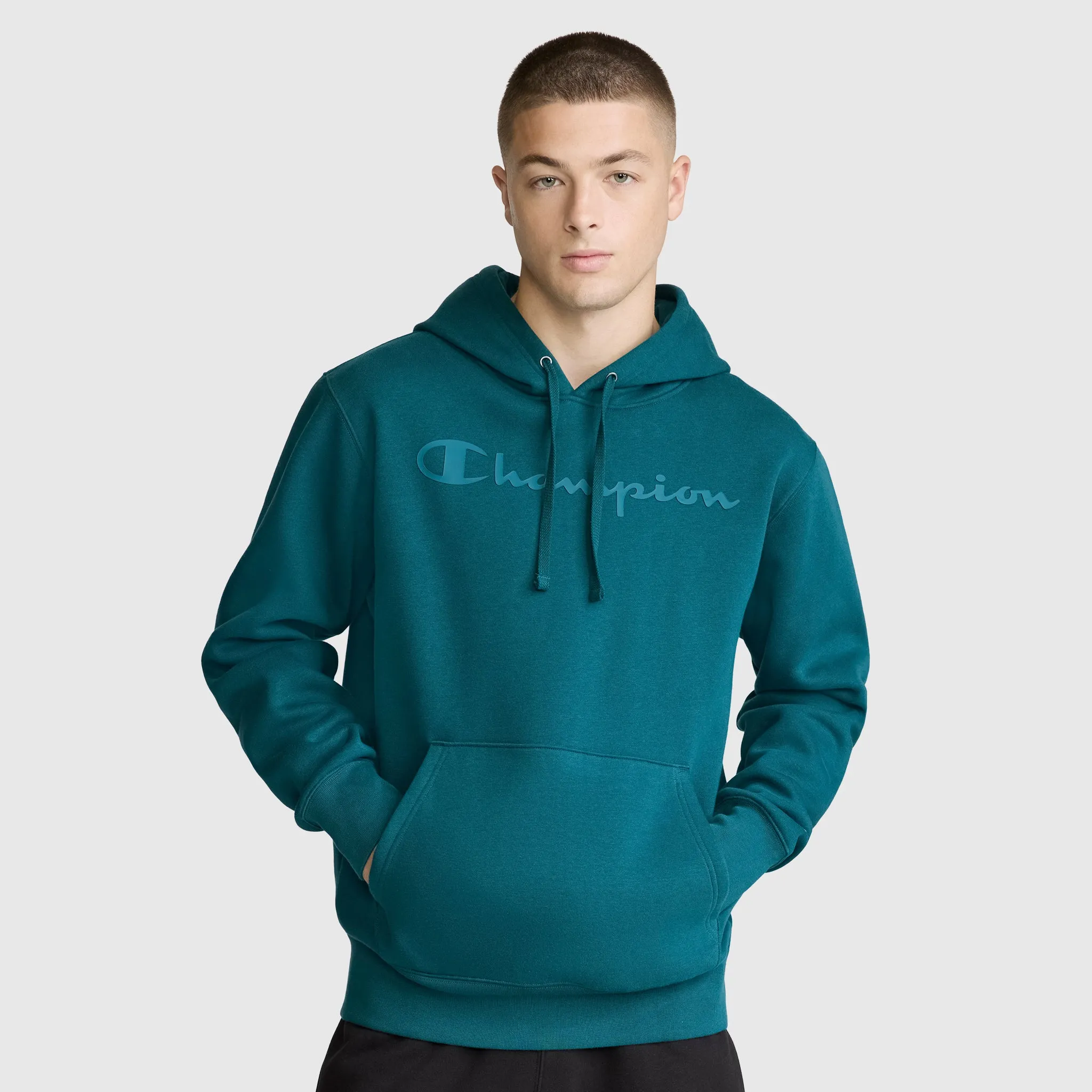Powerblend Hoodie, Tonal Script Logo sold by Champion product image thumbnail 2