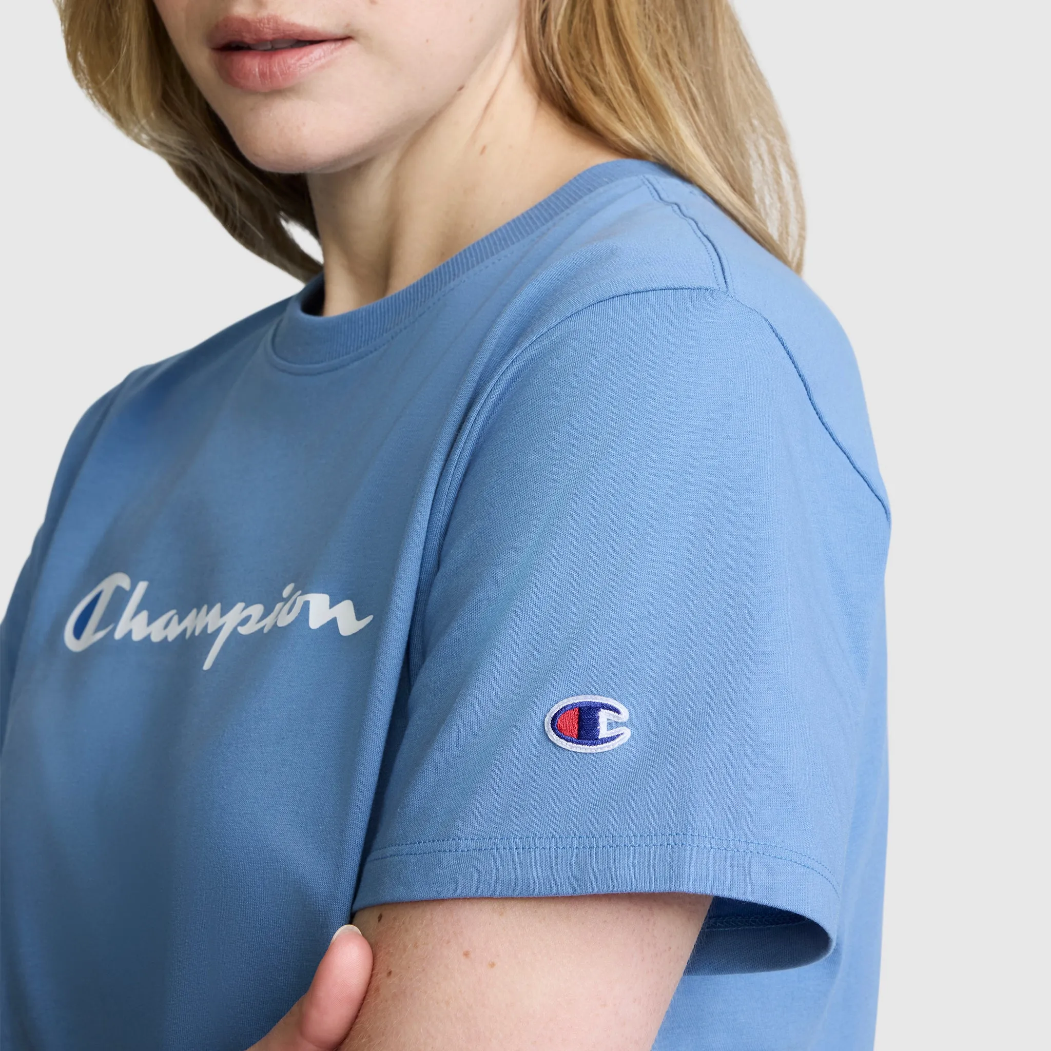 Classic T-Shirt, Script Logo sold by Champion product image thumbnail 3