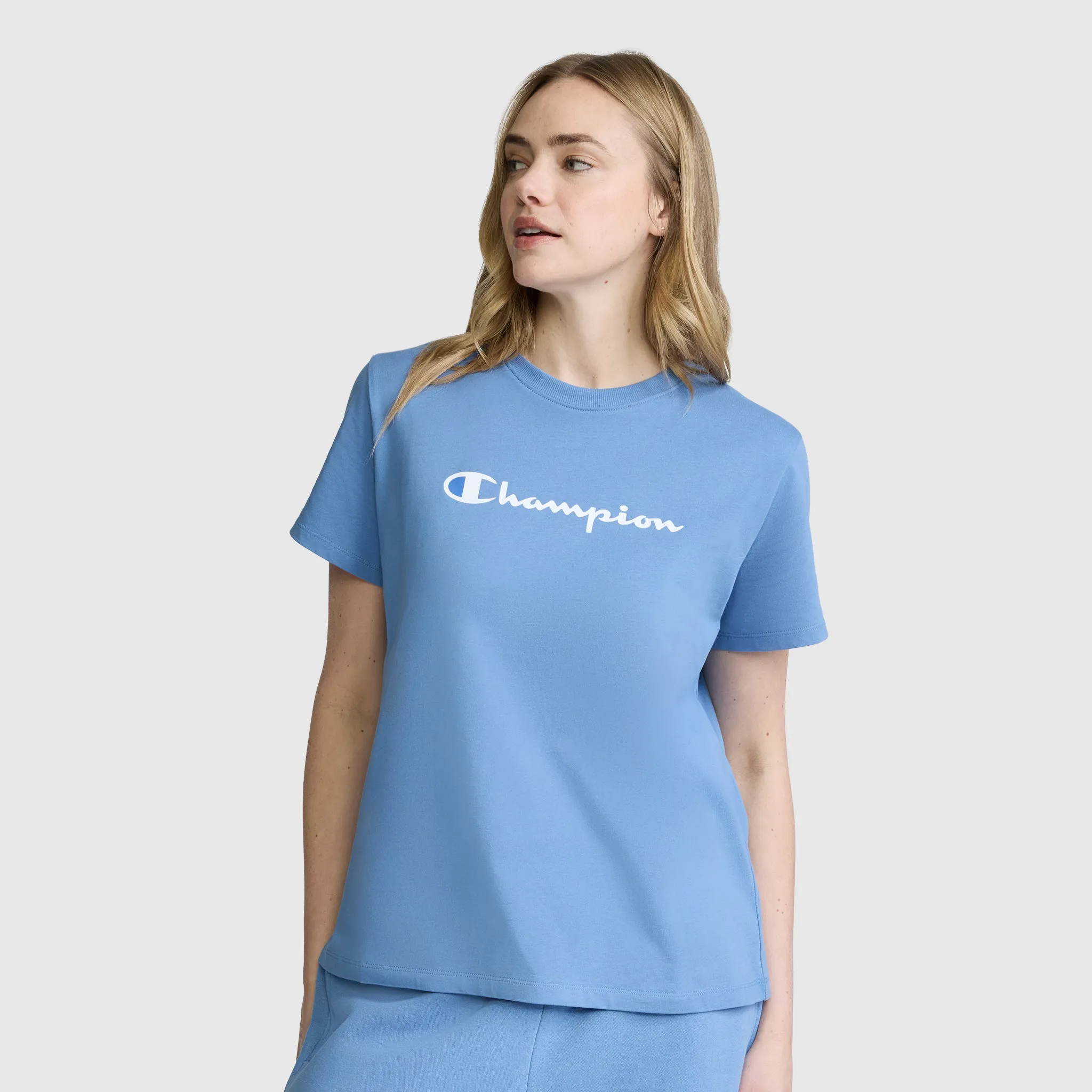 Classic T-Shirt, Script Logo sold by Champion