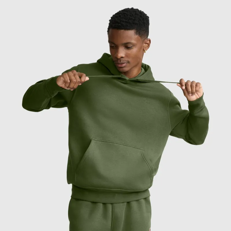 Powerblend Hoodie, C Logo made by Champion