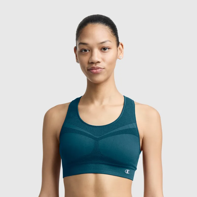 Seamless Racerback Sports Bra made by Champion