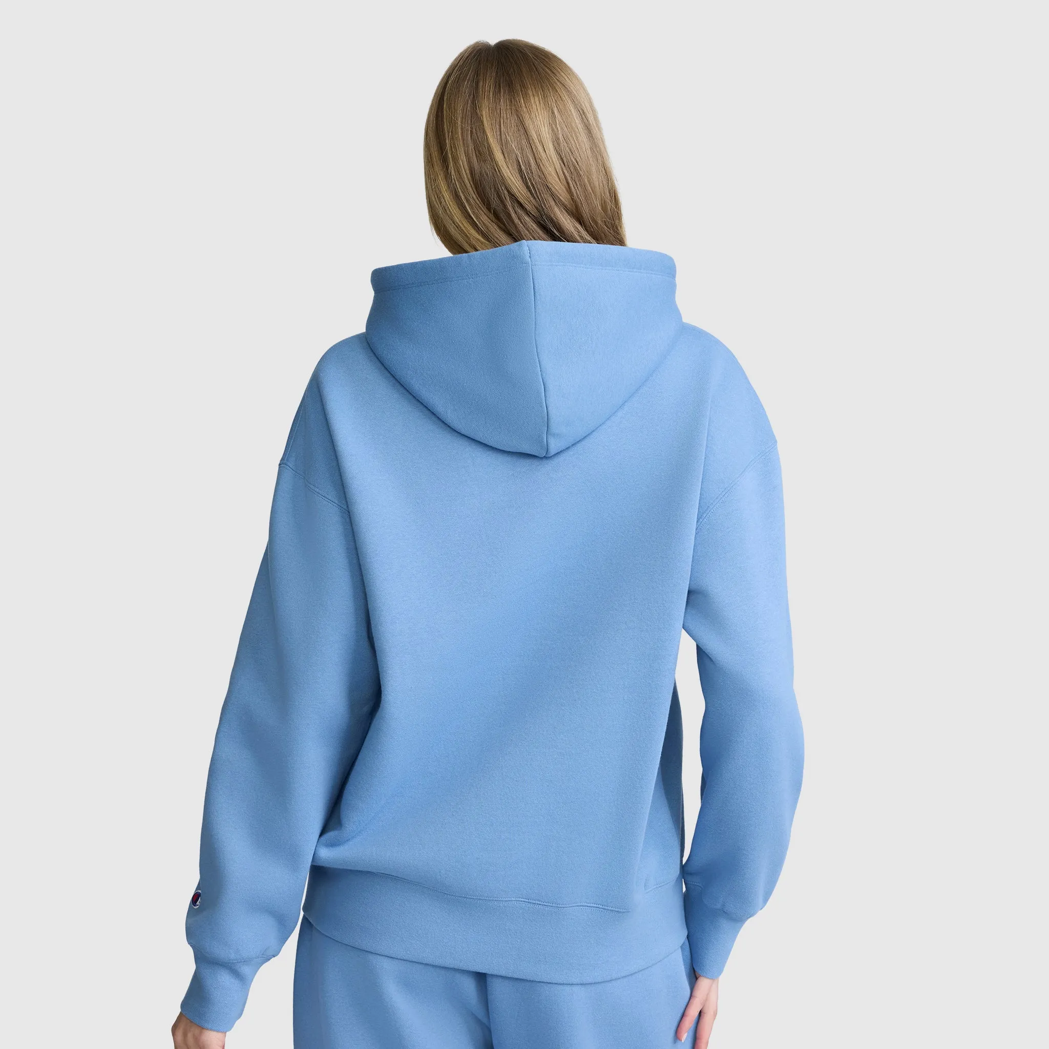 Champion Women’s Powerblend Relaxed Hoodie, Script Logo sold by Champion product image thumbnail 3