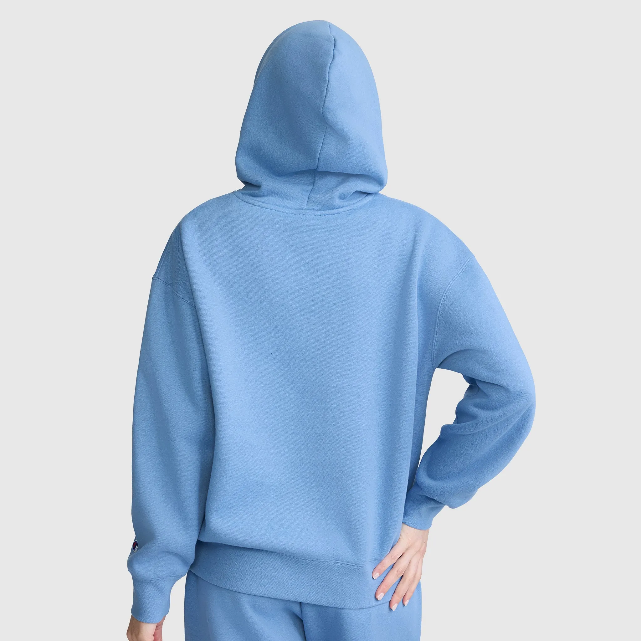 Champion Women’s Powerblend Relaxed Hoodie, Script Logo sold by Champion product image thumbnail 4