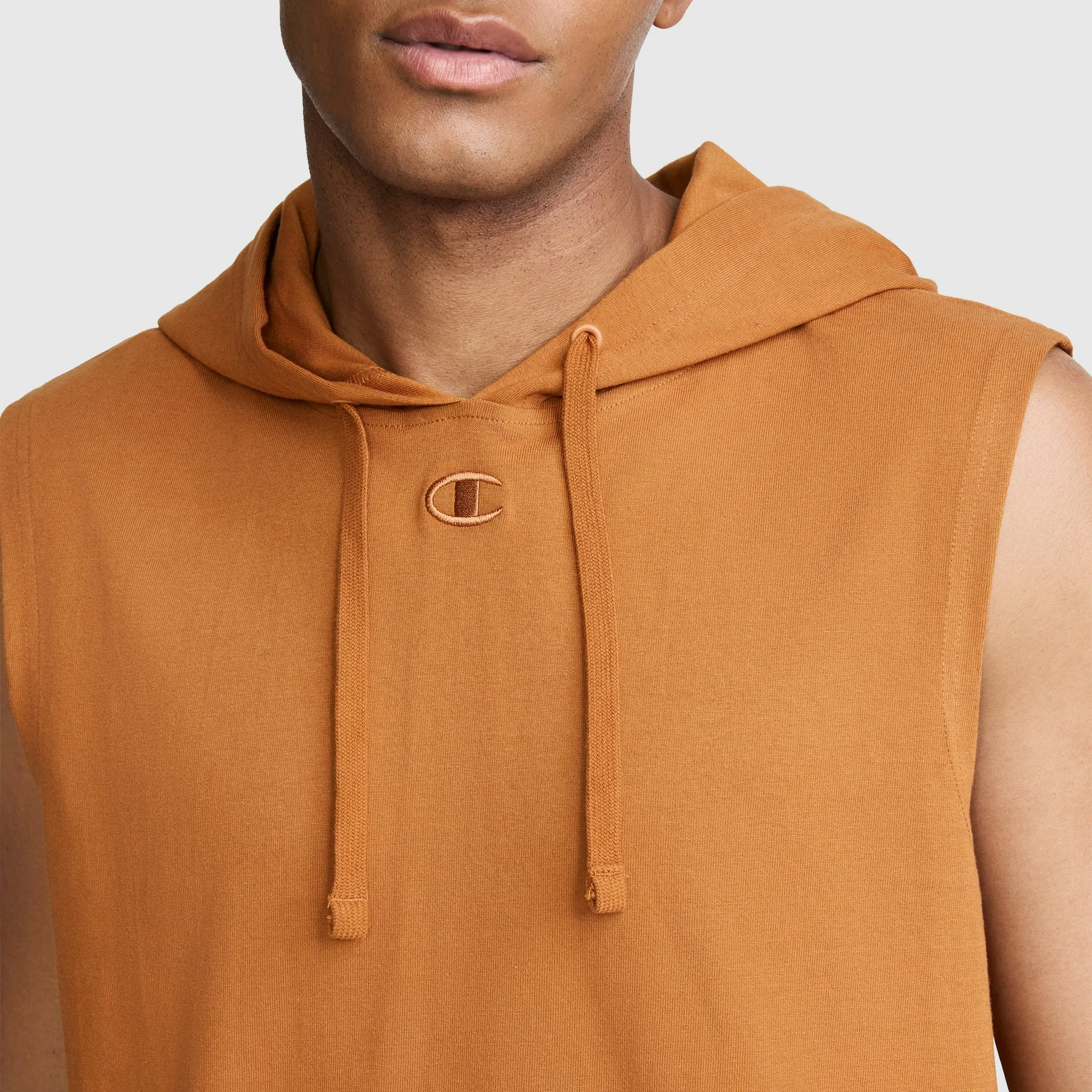 Jersey Sleeveless Hoodie, C Logo sold by Champion product image thumbnail 5