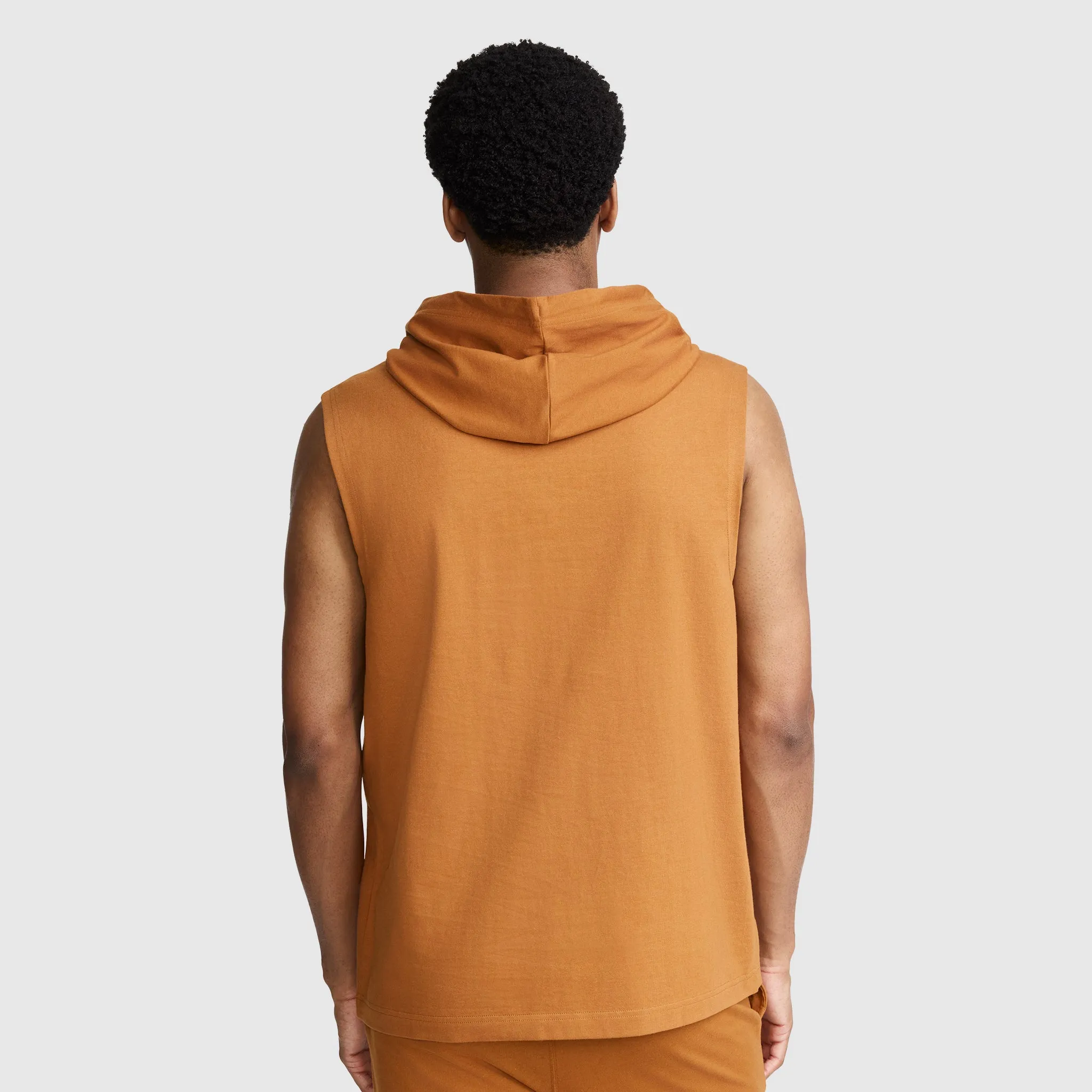 Jersey Sleeveless Hoodie, C Logo sold by Champion product image thumbnail 3