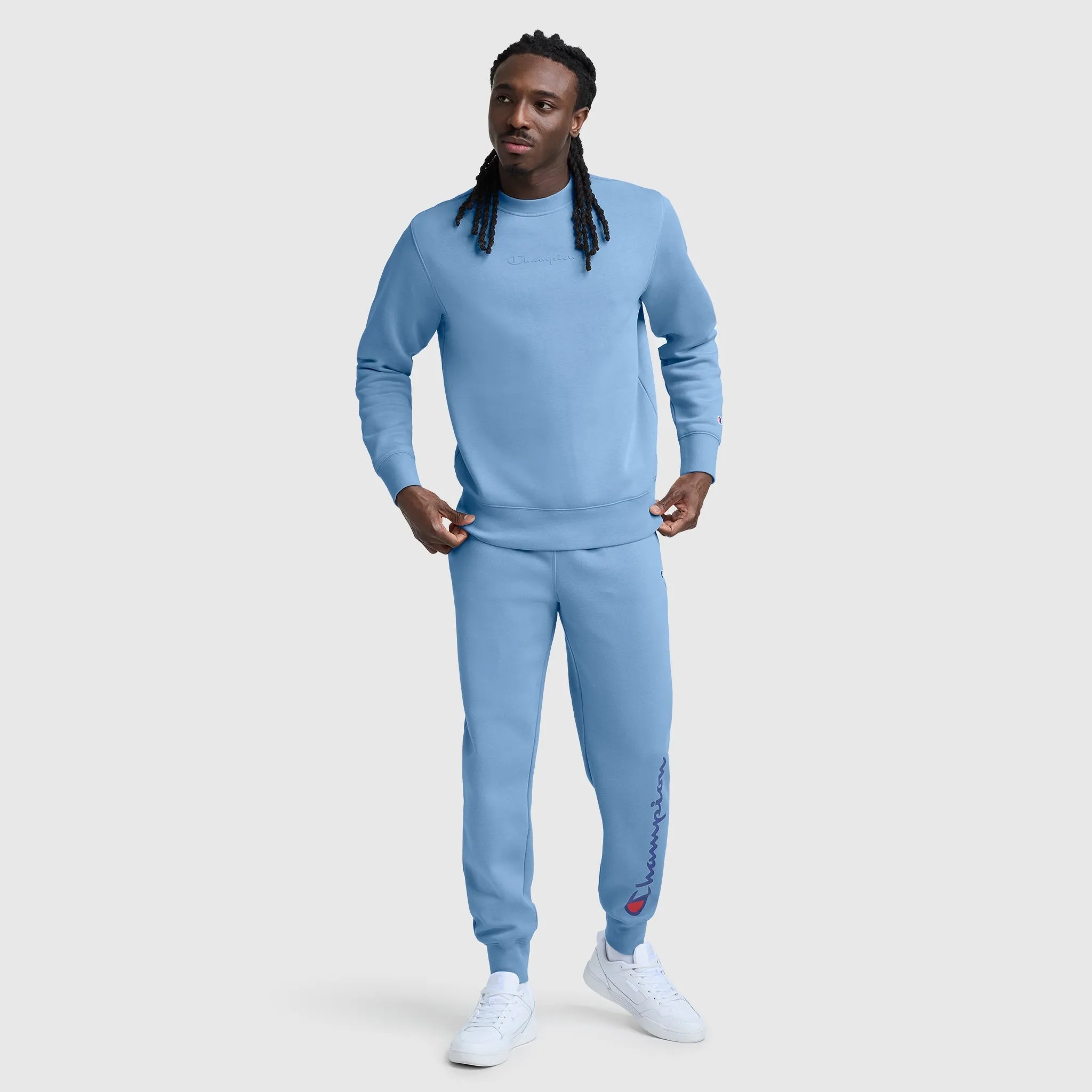Powerblend Crewneck Sweatshirt, Tonal Script Logo sold by Champion product image thumbnail 5