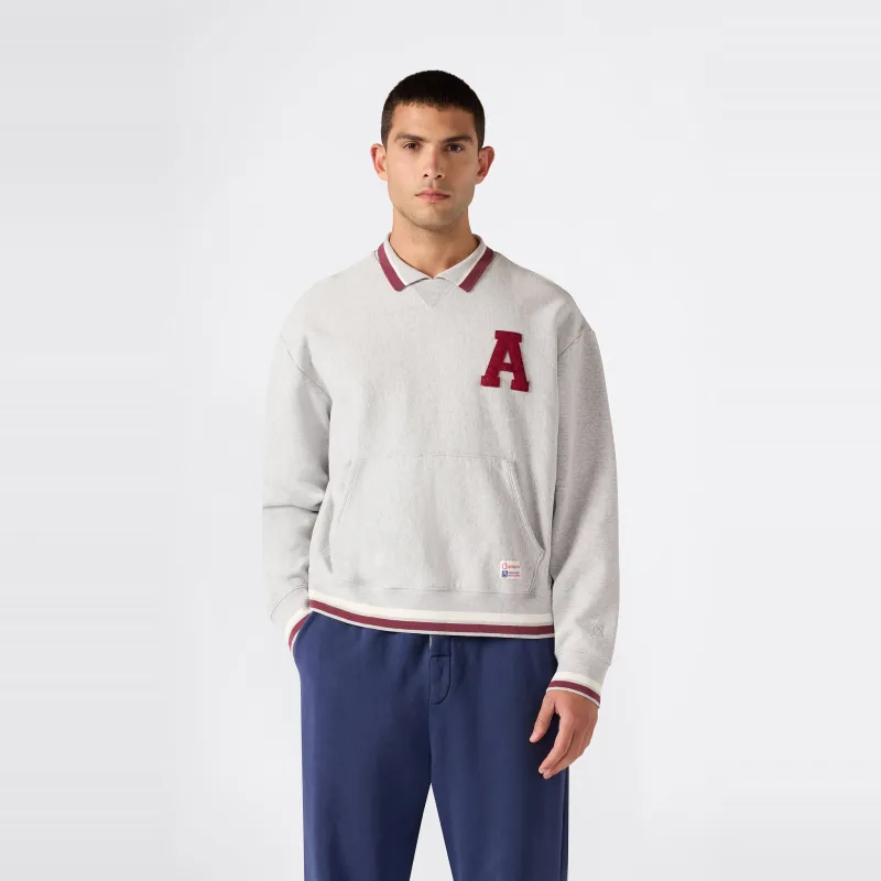 Men's Knitted Polo Neck Sweatshirt made by Champion