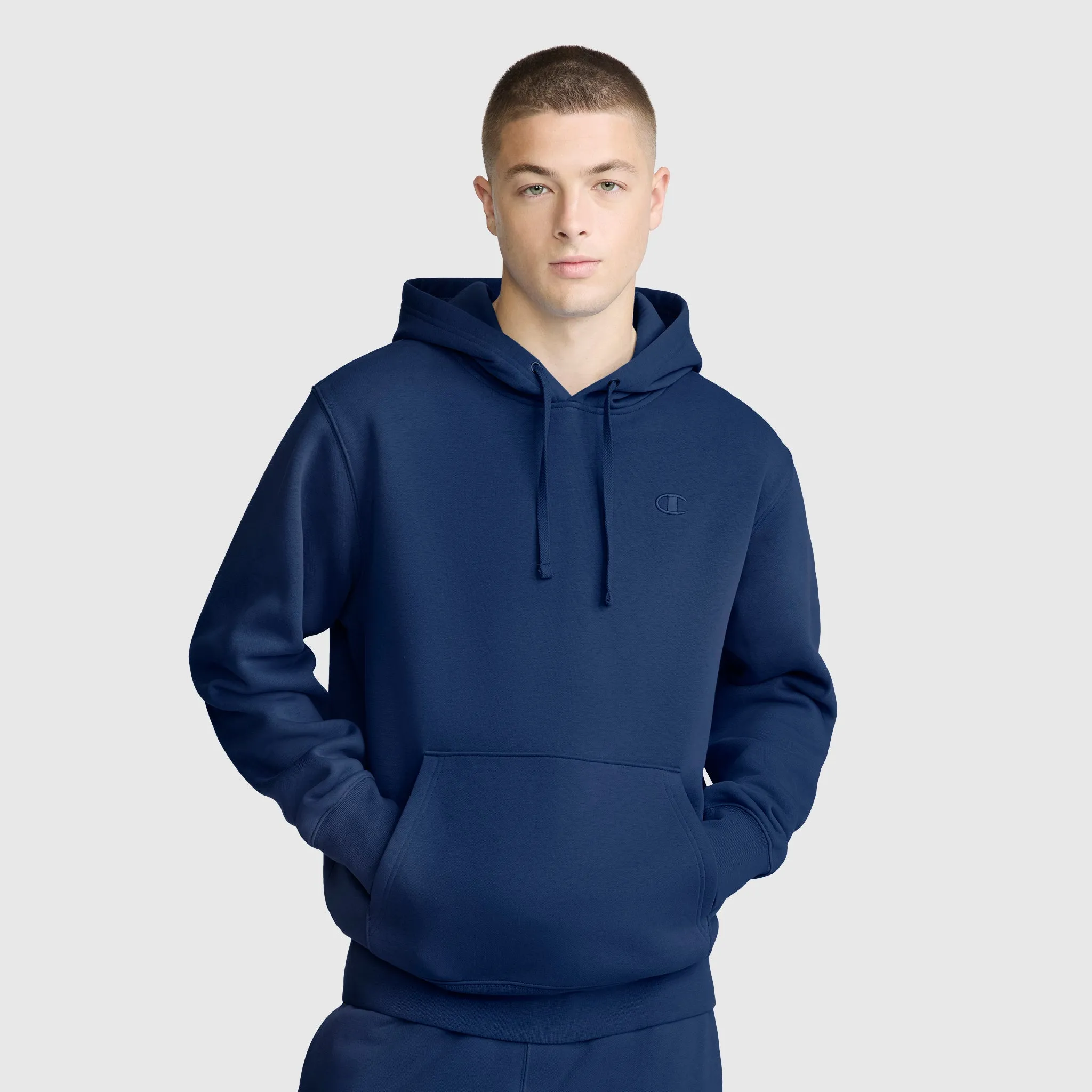 Powerblend Hoodie, C Logo sold by Champion