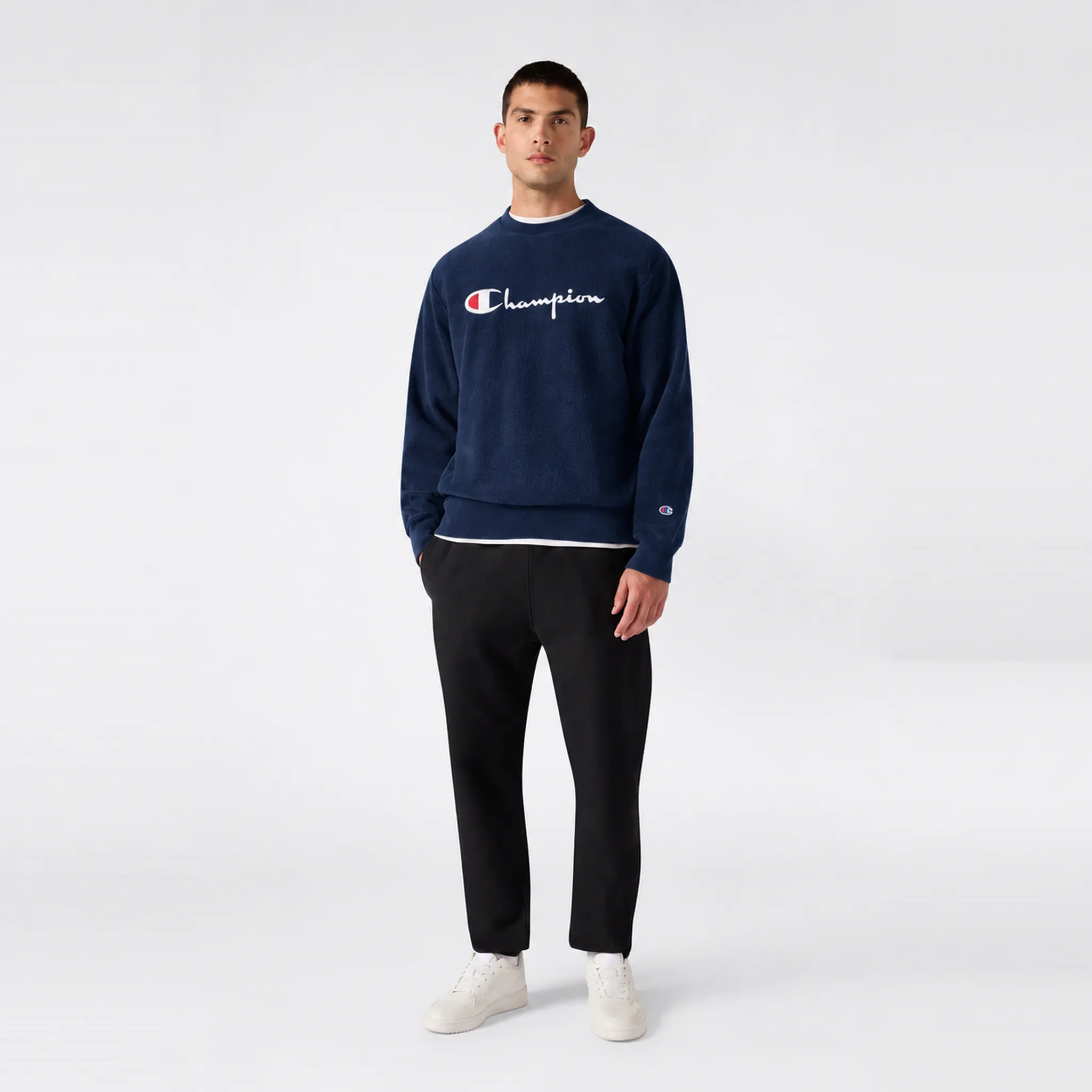 Men's Knitted Crewneck Sweatshirt sold by Champion