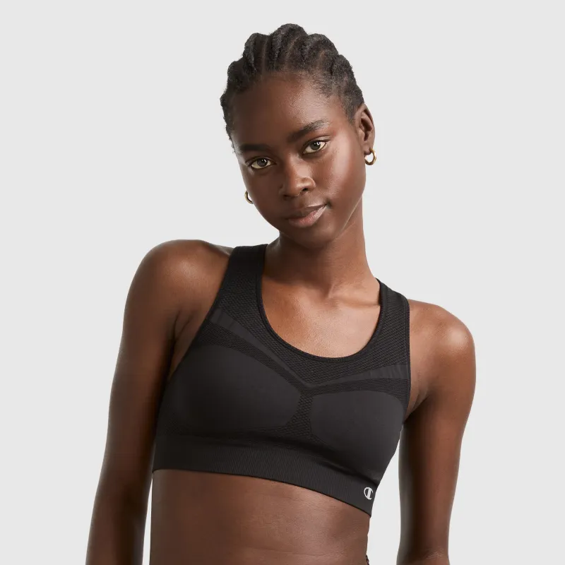 Seamless Racerback Sports Bra made by Champion