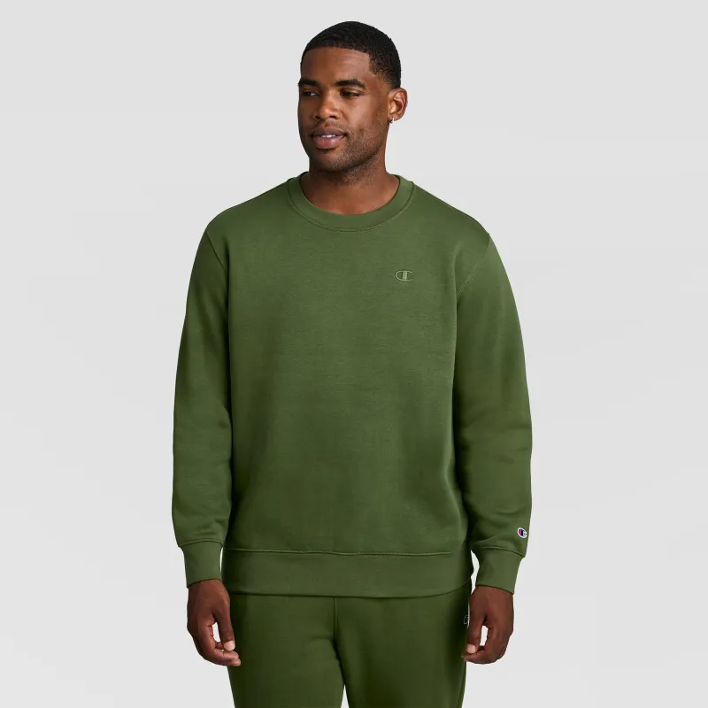 Powerblend Crewneck Sweatshirt, C Logo - Big & Tall made by Champion
