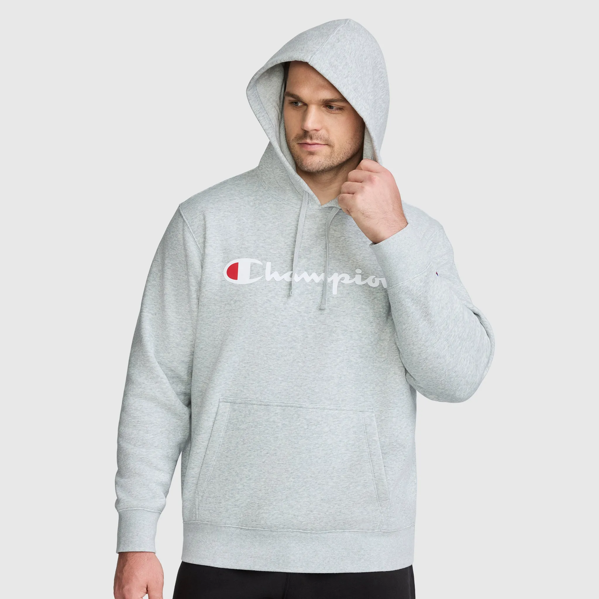 Powerblend Hoodie, Full Script Logo - Big & Tall sold by Champion product image thumbnail 2