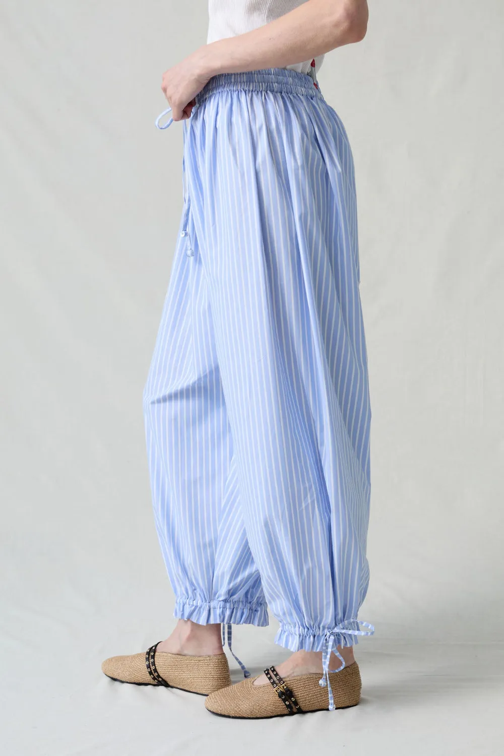 Balloon Pant Blue Stripe sold by Chan Luu product image thumbnail 2