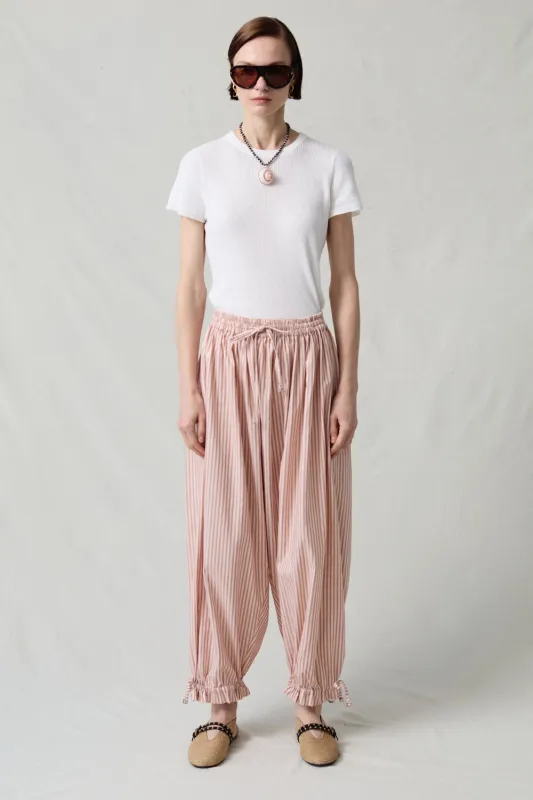 Balloon Pant Pink Stripe sold by Chan Luu