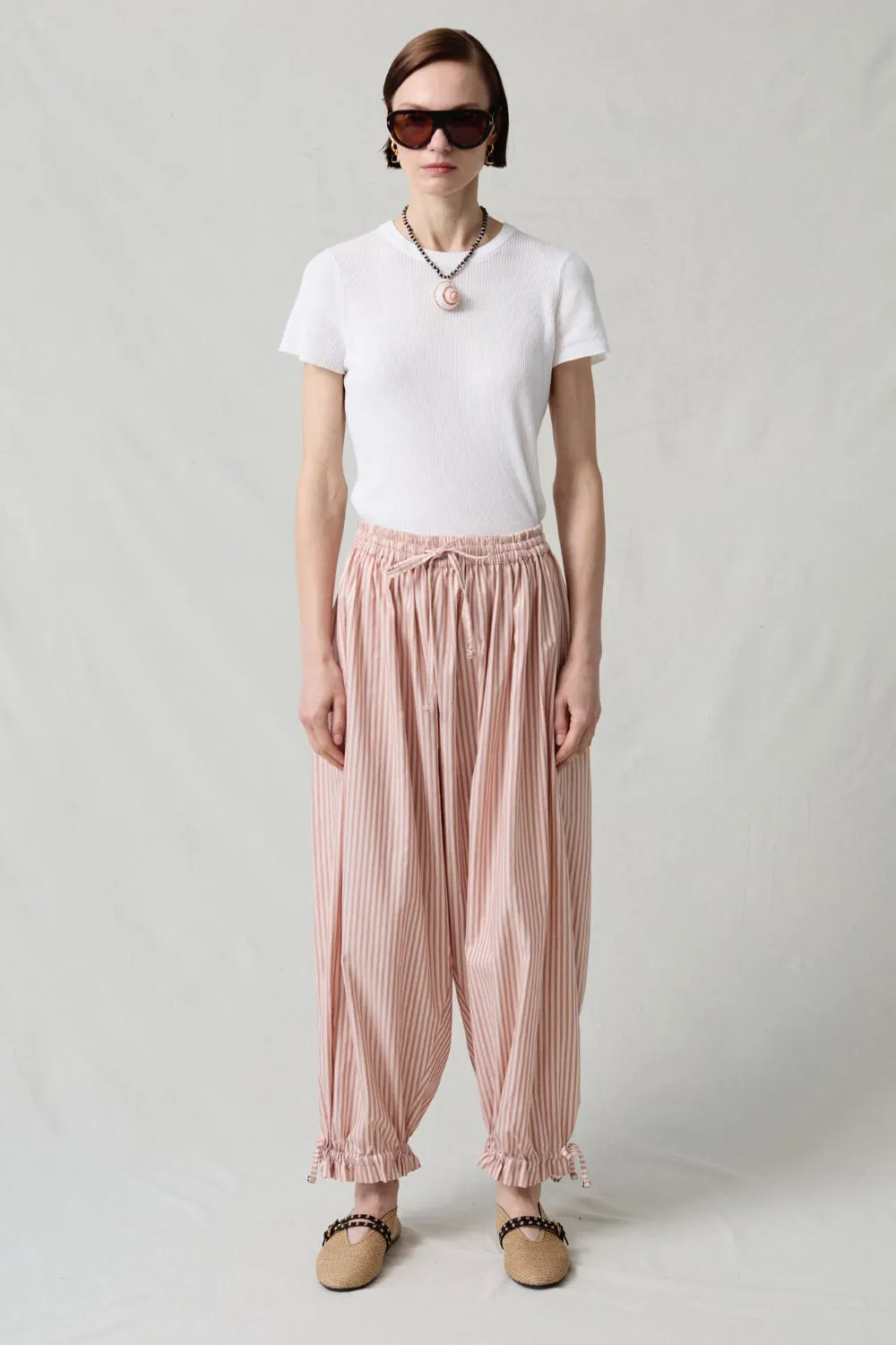 Balloon Pant Pink Stripe sold by Chan Luu