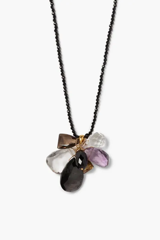 Trove Necklace Black Spinel sold by Chan Luu