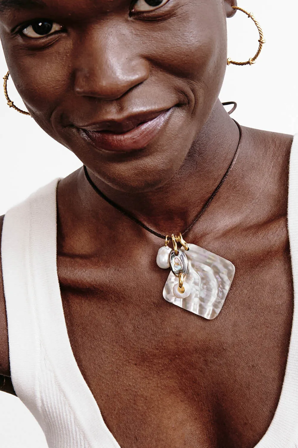 Venice Necklace Brown Mix sold by Chan Luu product image thumbnail 3